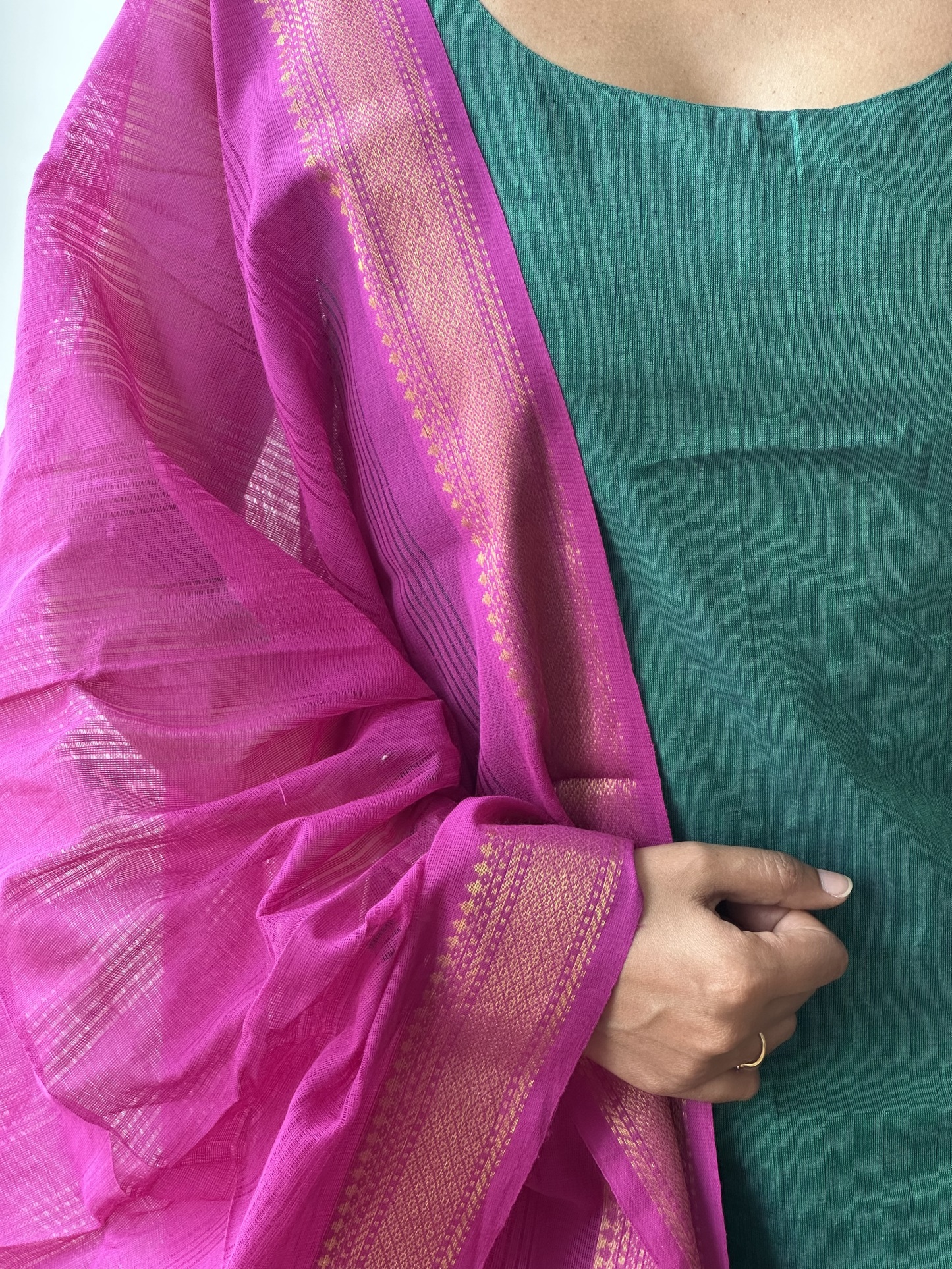 Mangalagiri Cotton Suit