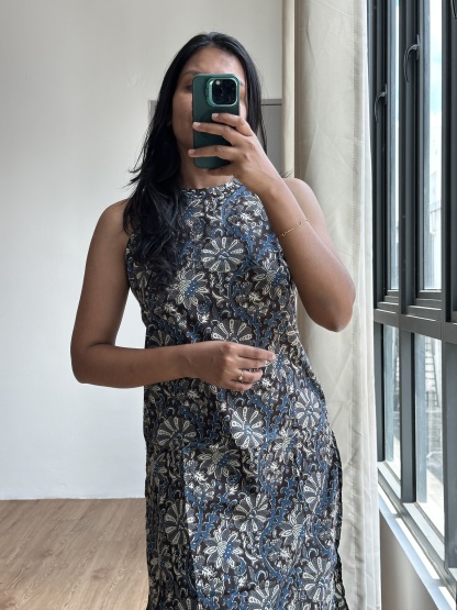 Halter Neck Cotton Kurta
