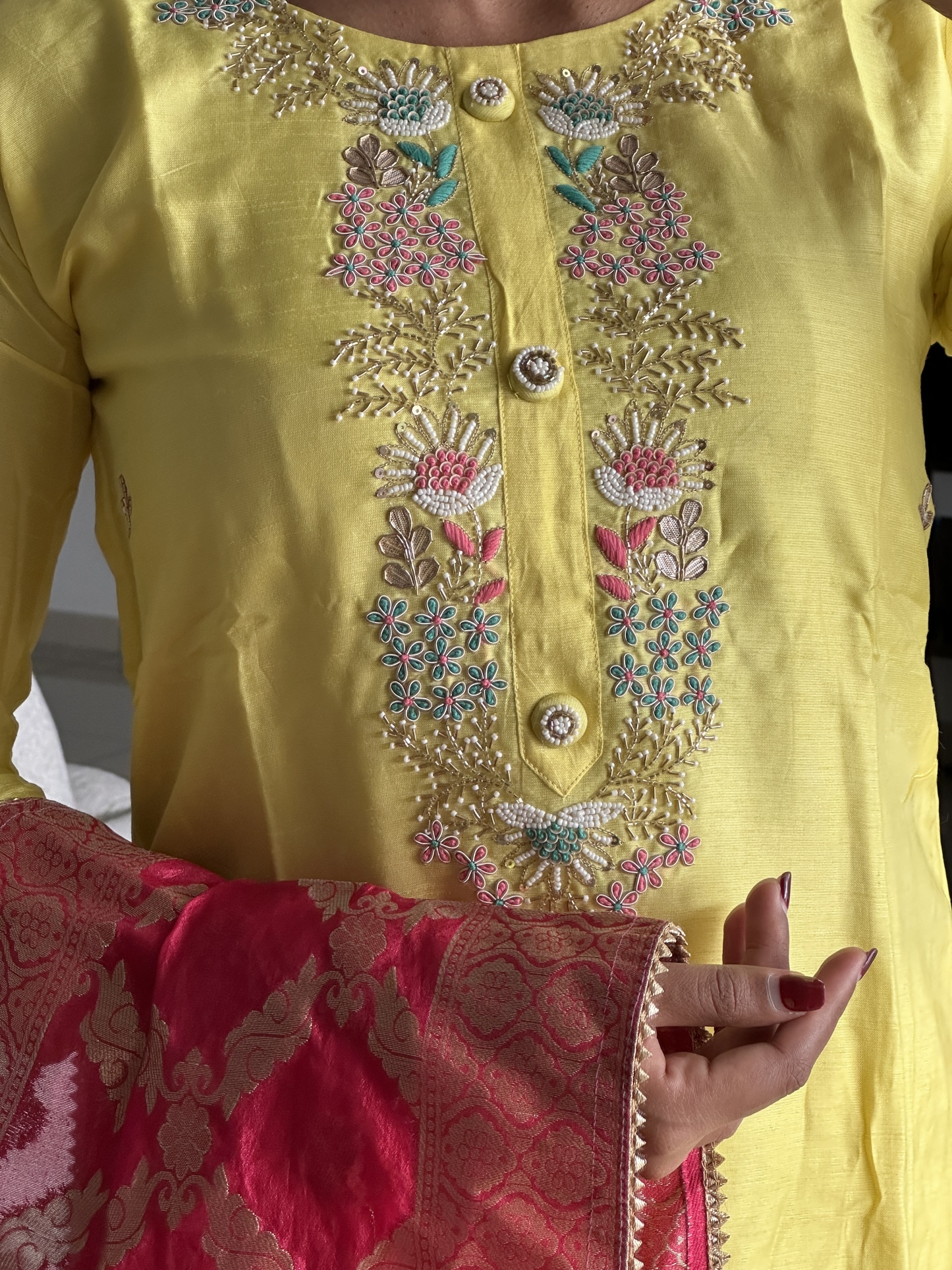 Pure Muslin Premium Kurta Set