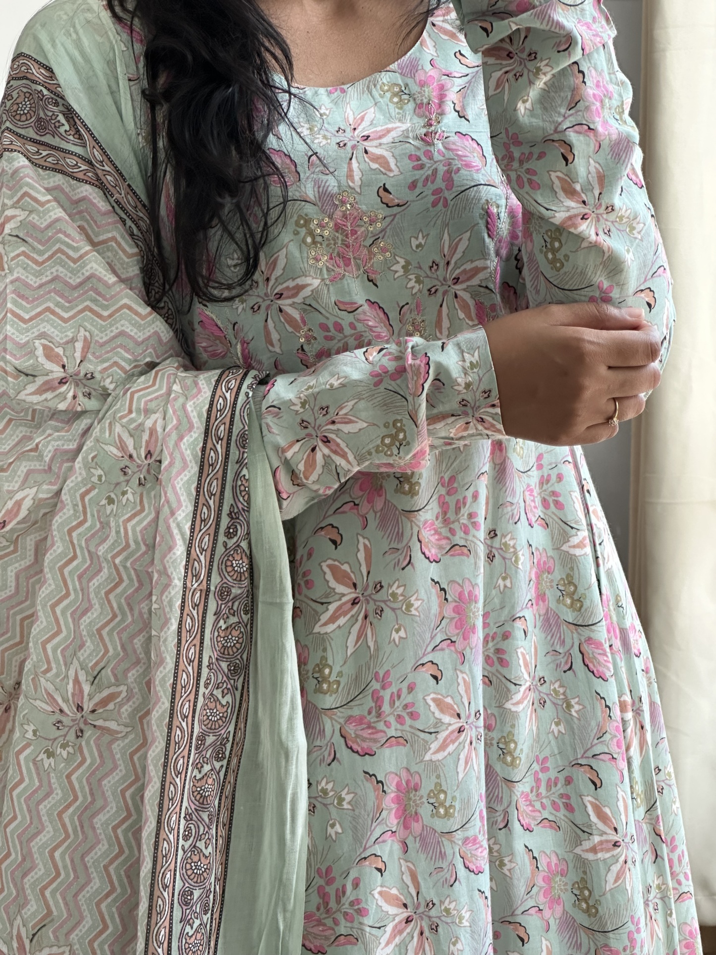 Long Sleeve Anarkali Suit