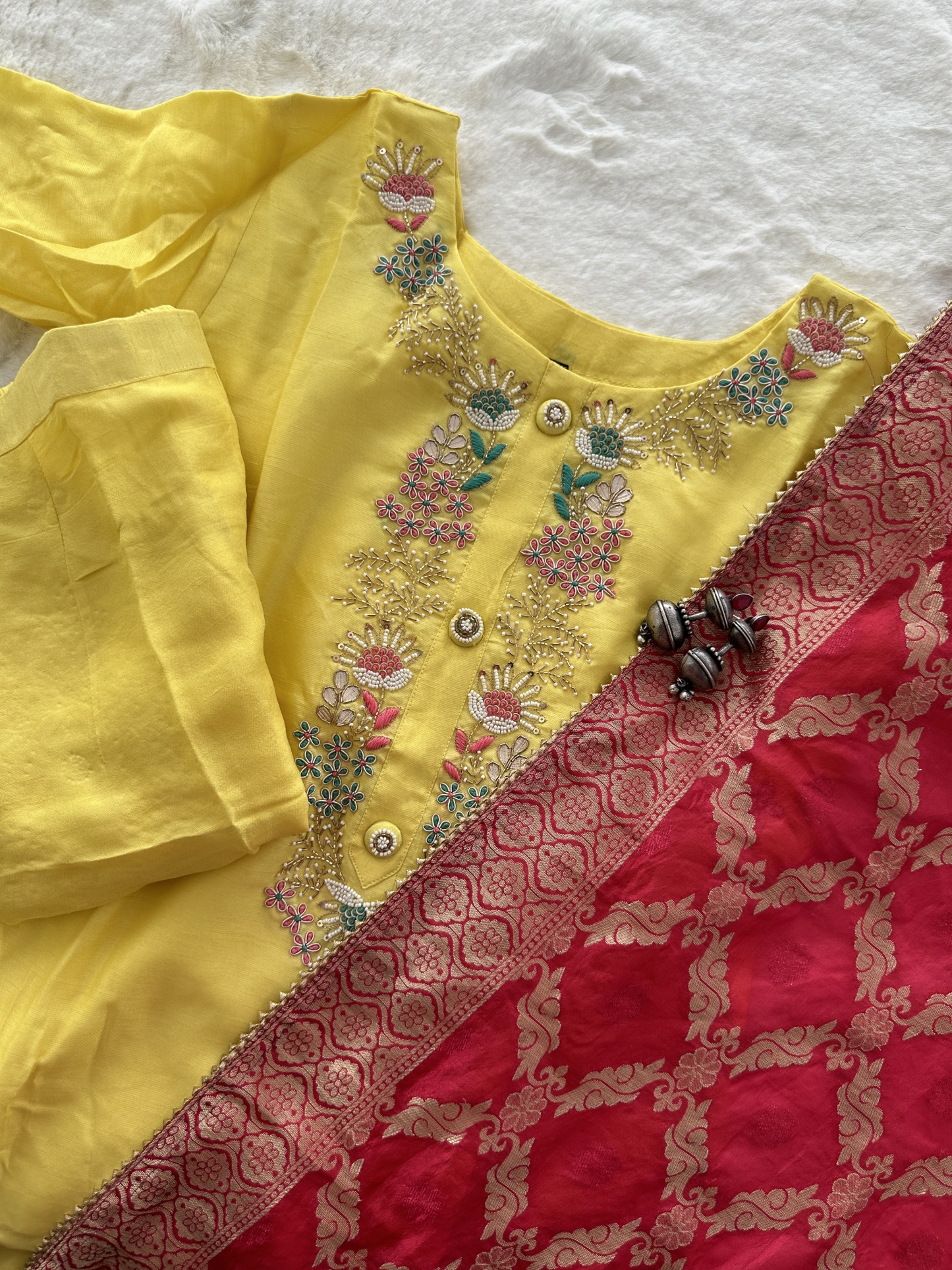 Pure Muslin Premium Kurta Set