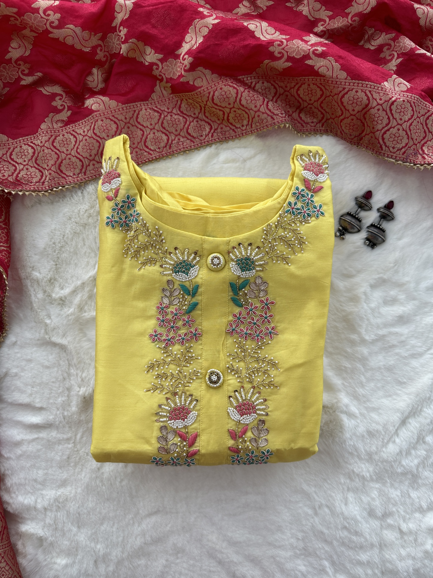 Pure Muslin Premium Kurta Set