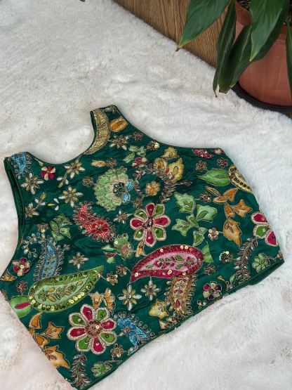 Pure Crepe Halter Neck Blouse