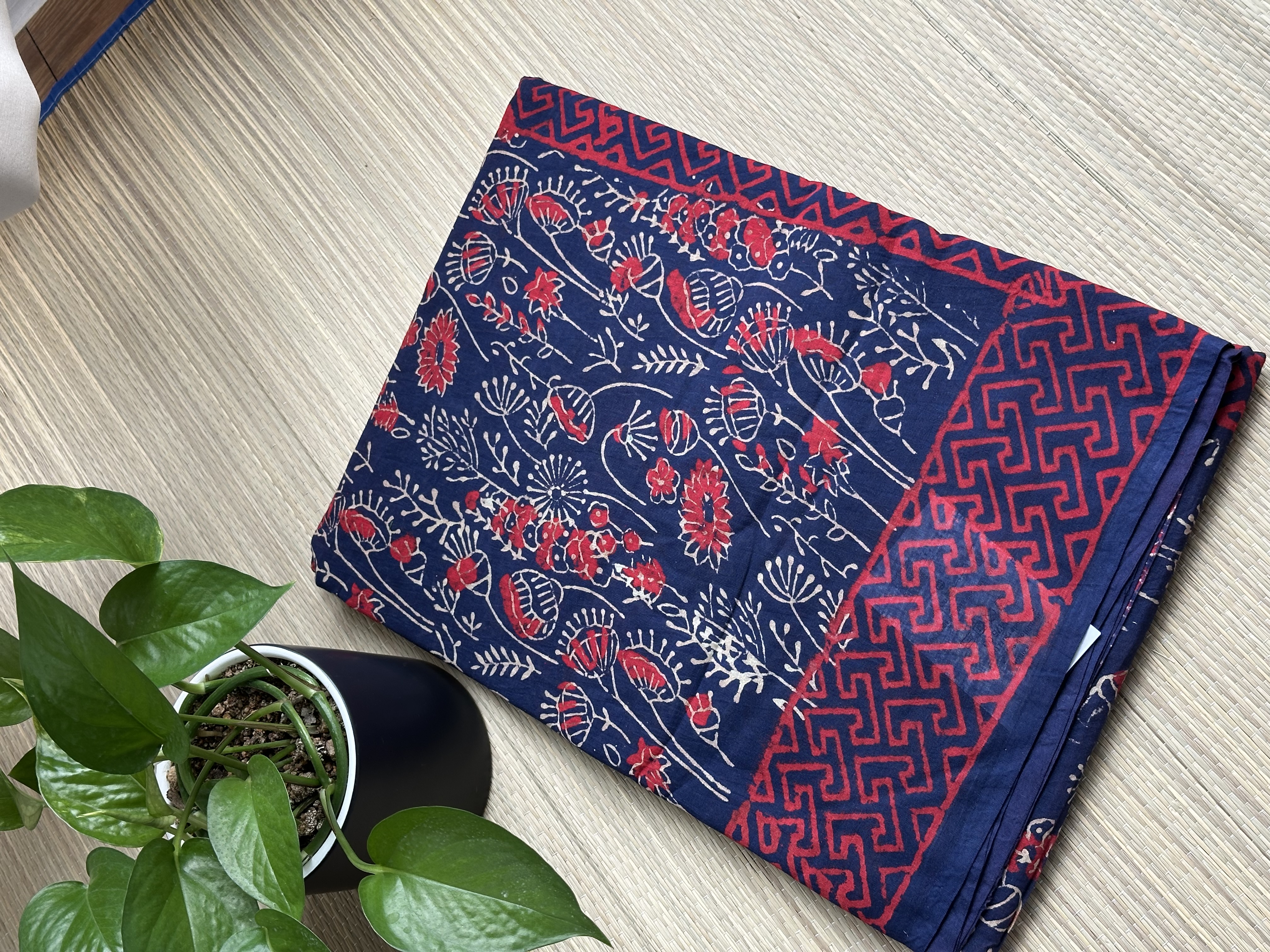 Mul Cotton Handblock Saree (13)