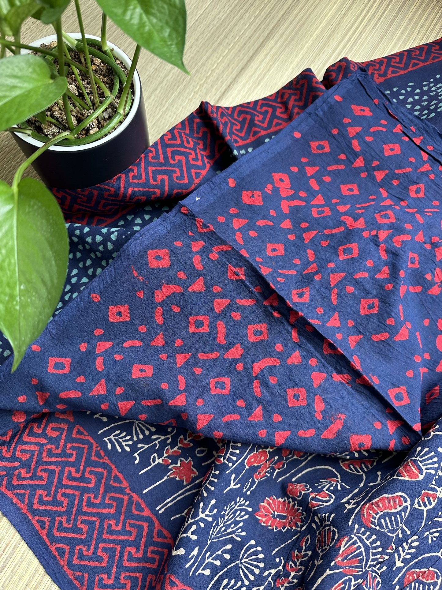 Mul Cotton Handblock Saree (13)