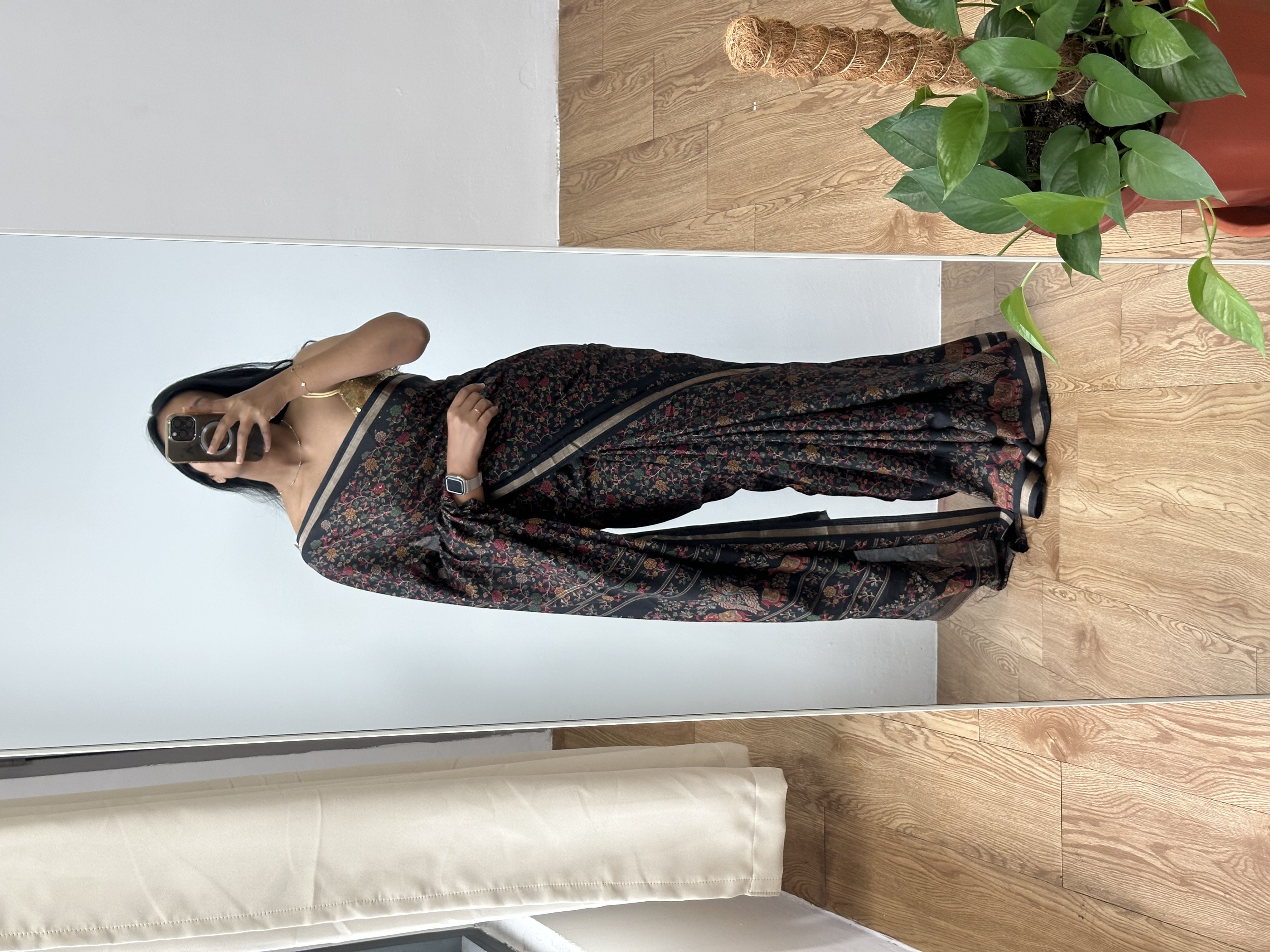 Soft Tussar Kashmiri Printed Saree