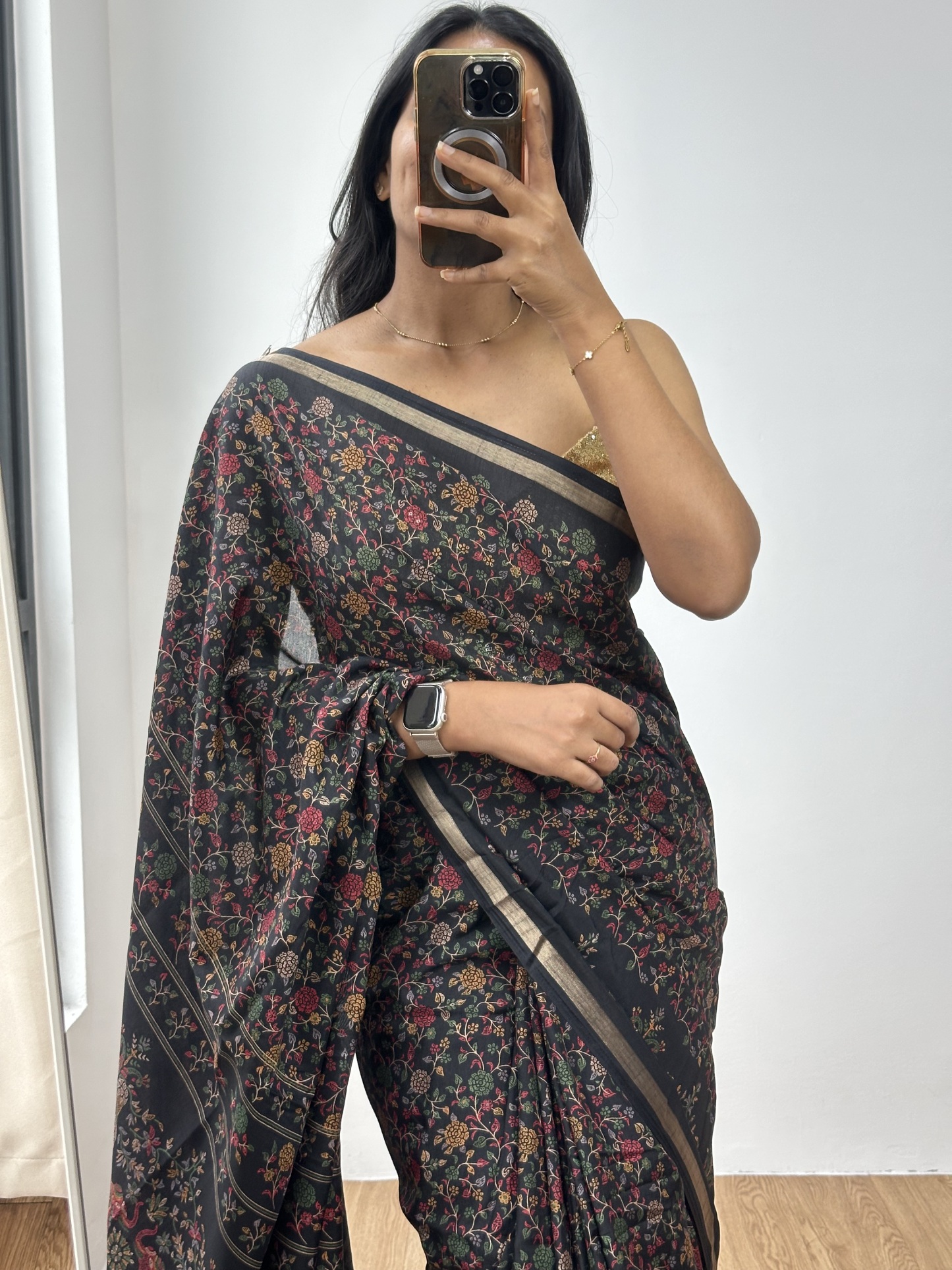 Soft Tussar Kashmiri Printed Saree