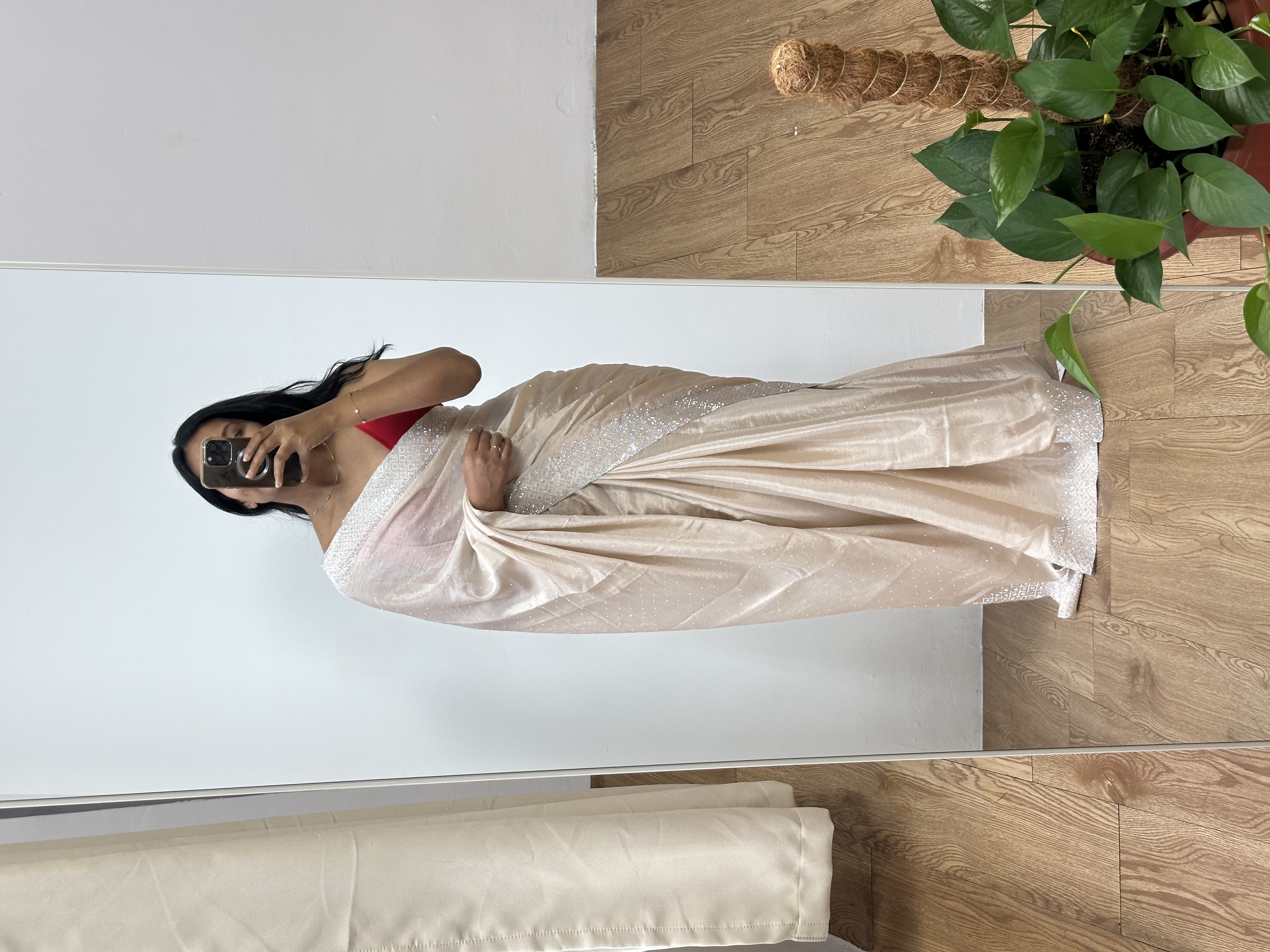 Soft Chinon Swarovski Saree