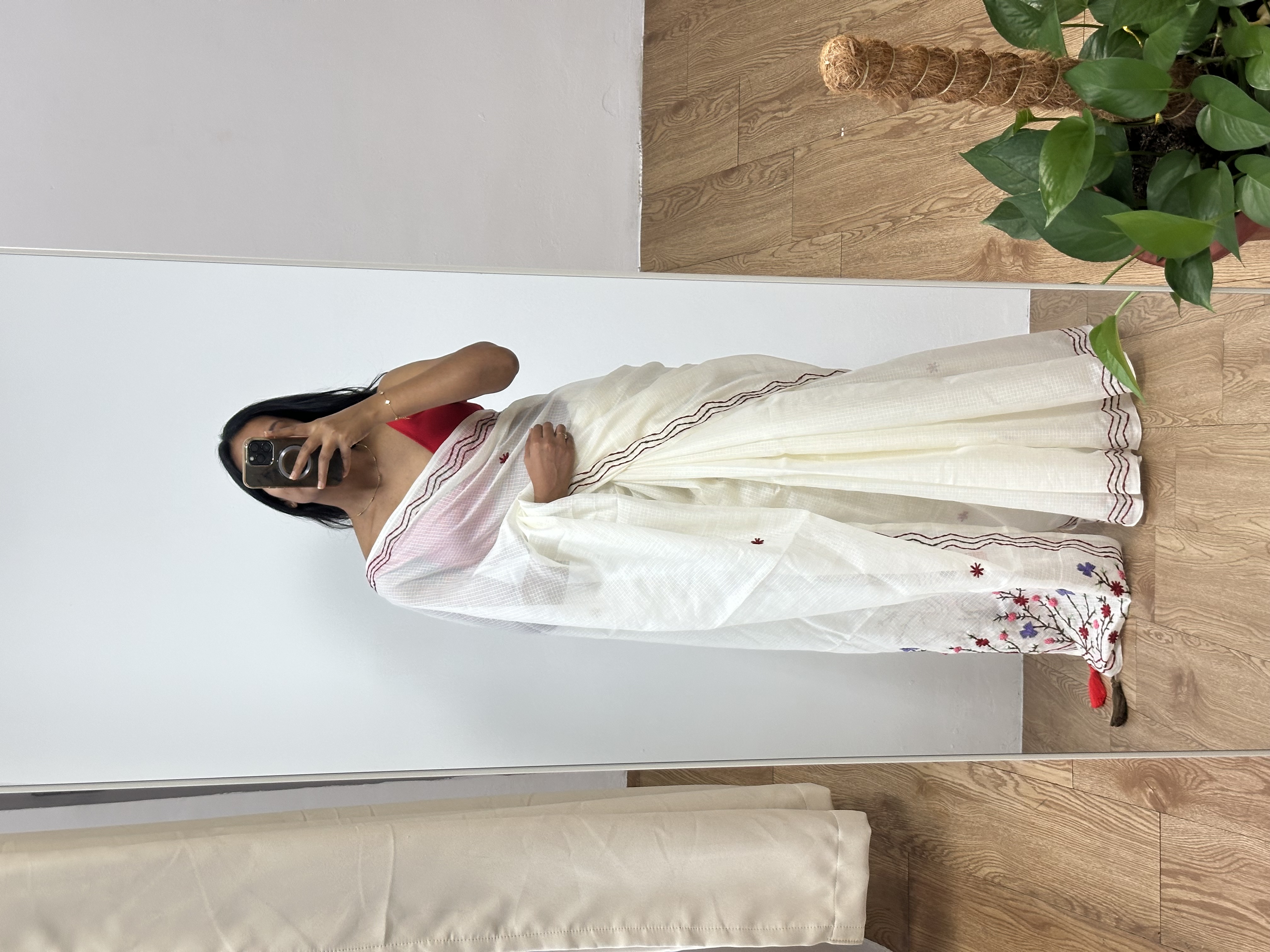 Kota Saree with Embroidery 