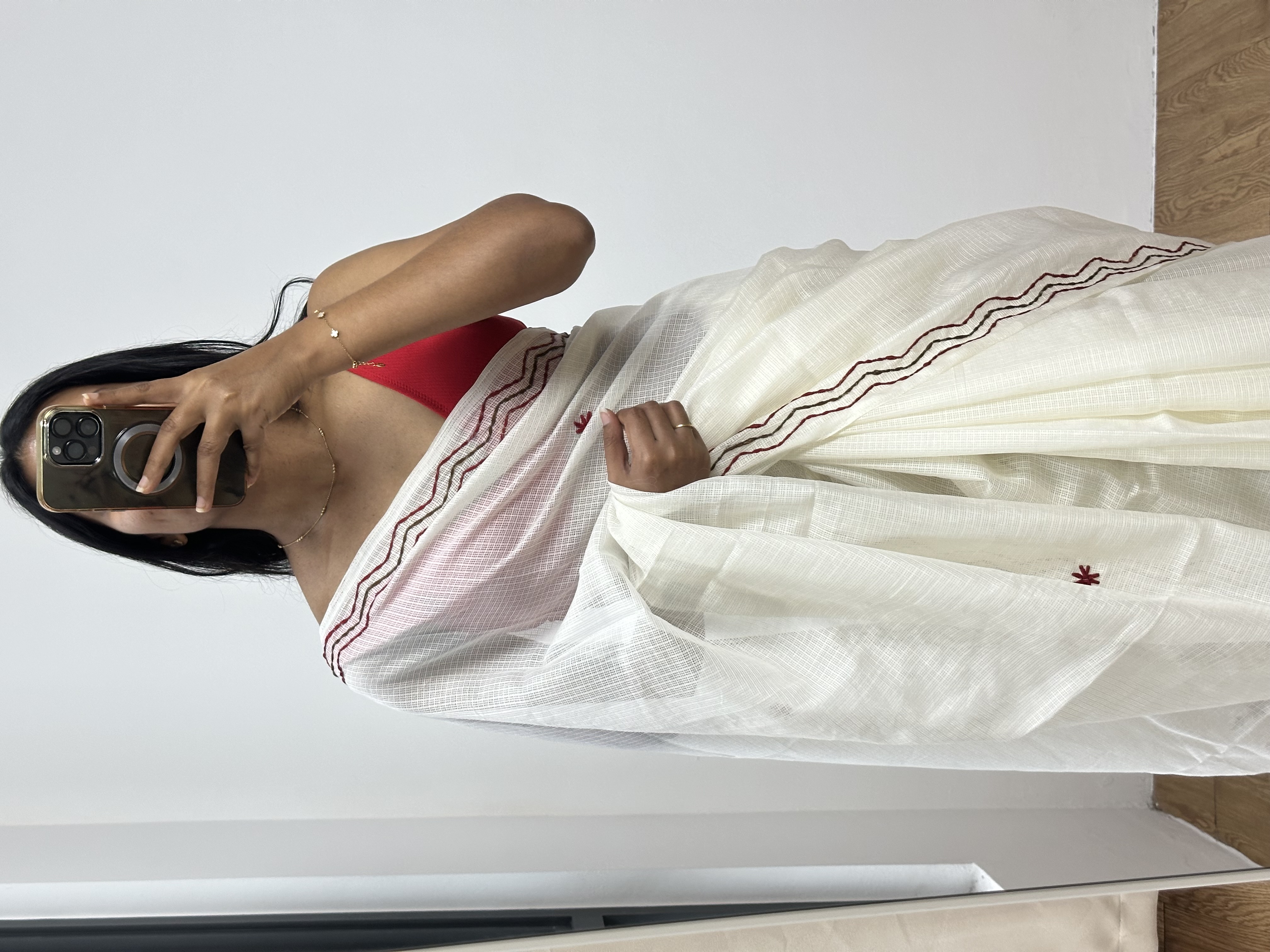 Kota Saree with Embroidery 