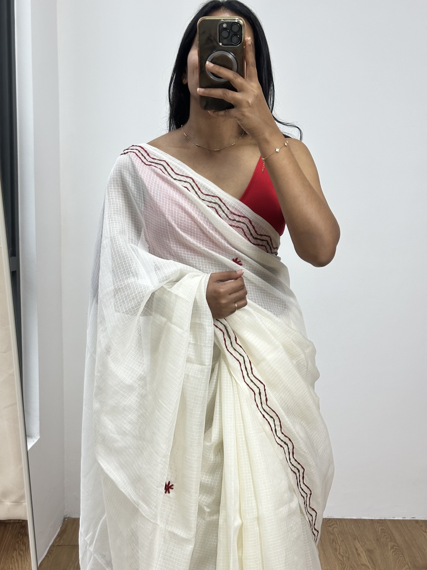 Kota Saree with Embroidery 