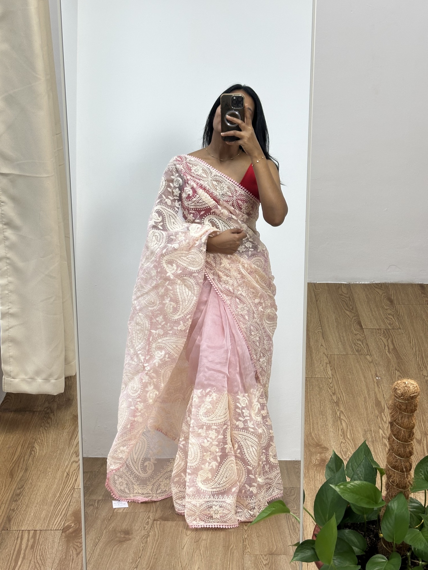 Chikankari Organza Saree