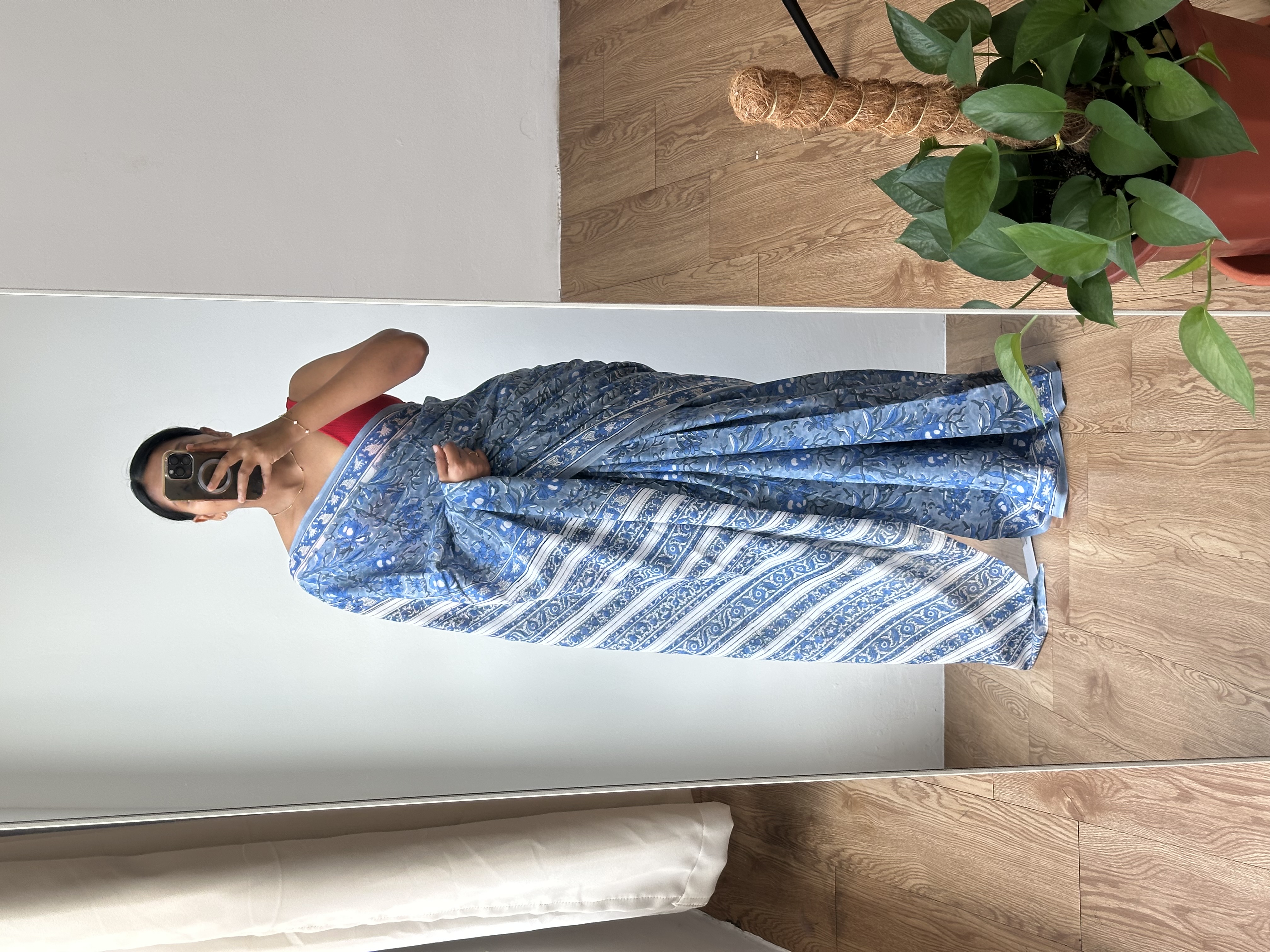 Cotton Handblock Saree (8)