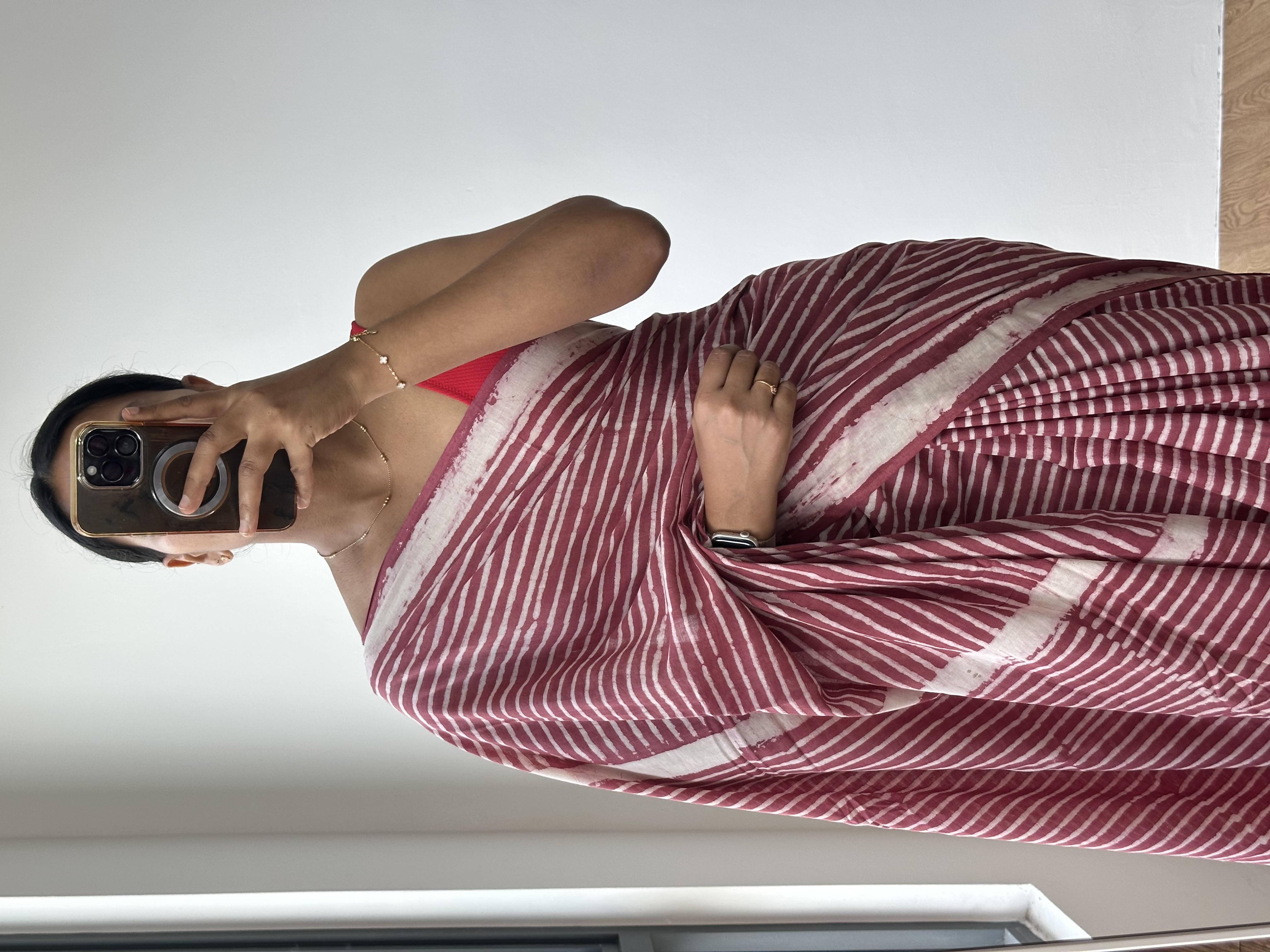 Cotton Handblock Saree (7)