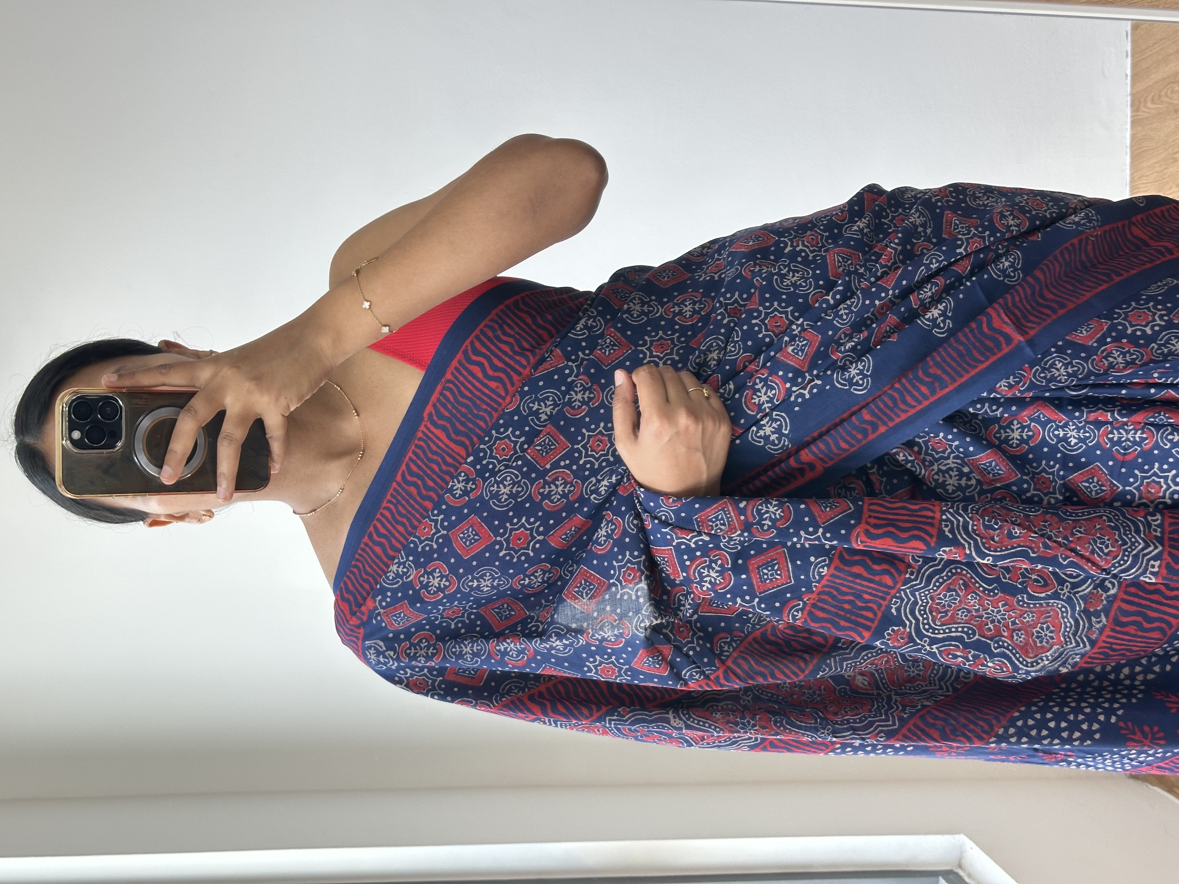 Cotton Handblock Saree (6)