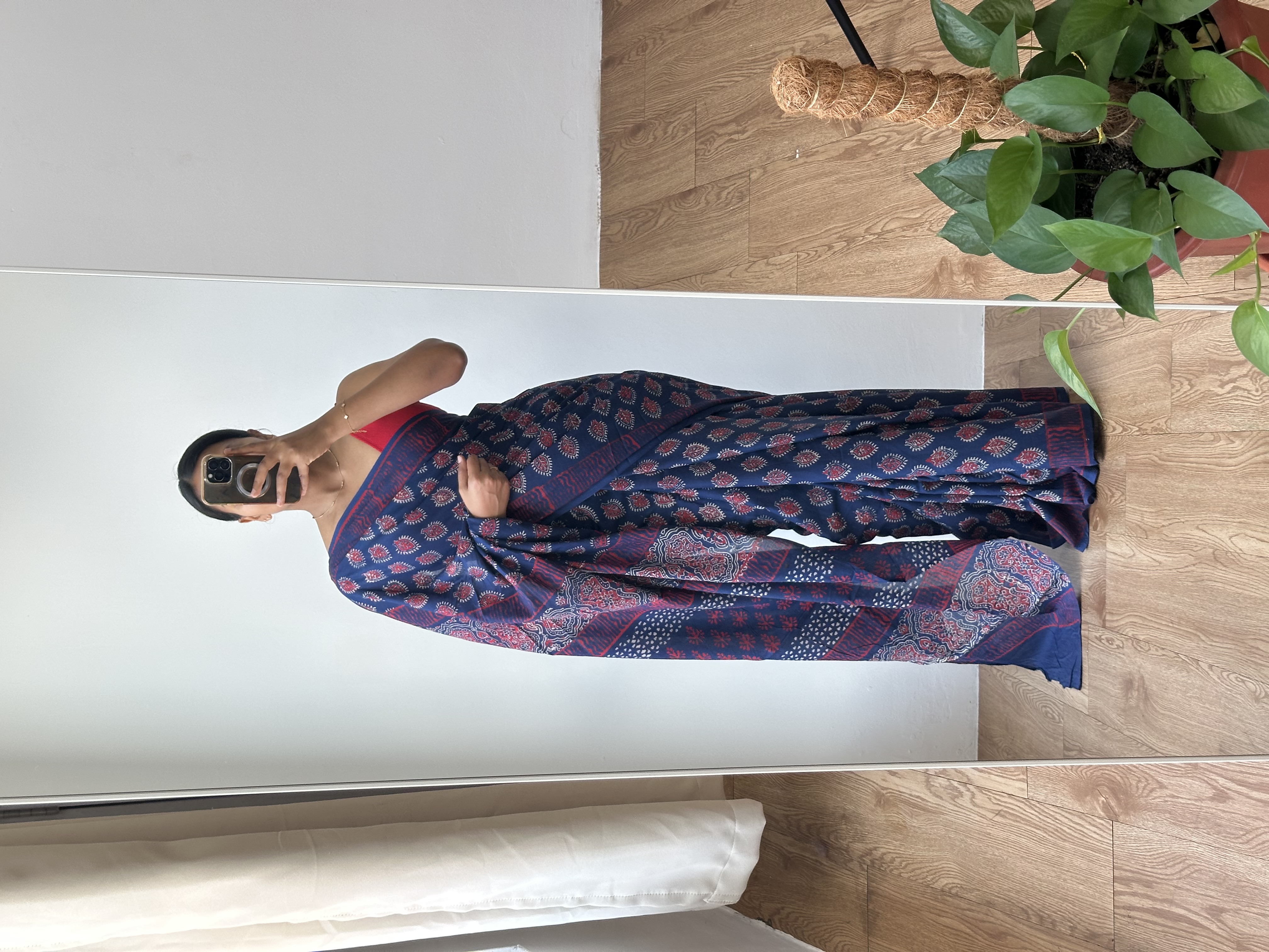 Cotton Handblock Saree (9)