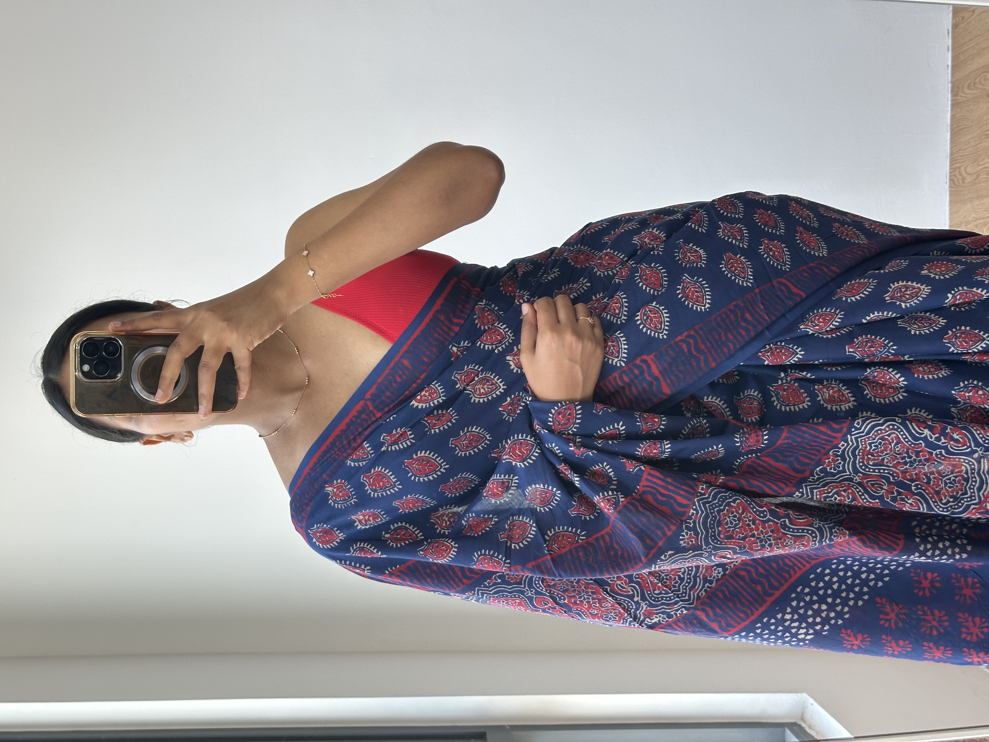 Cotton Handblock Saree (9)