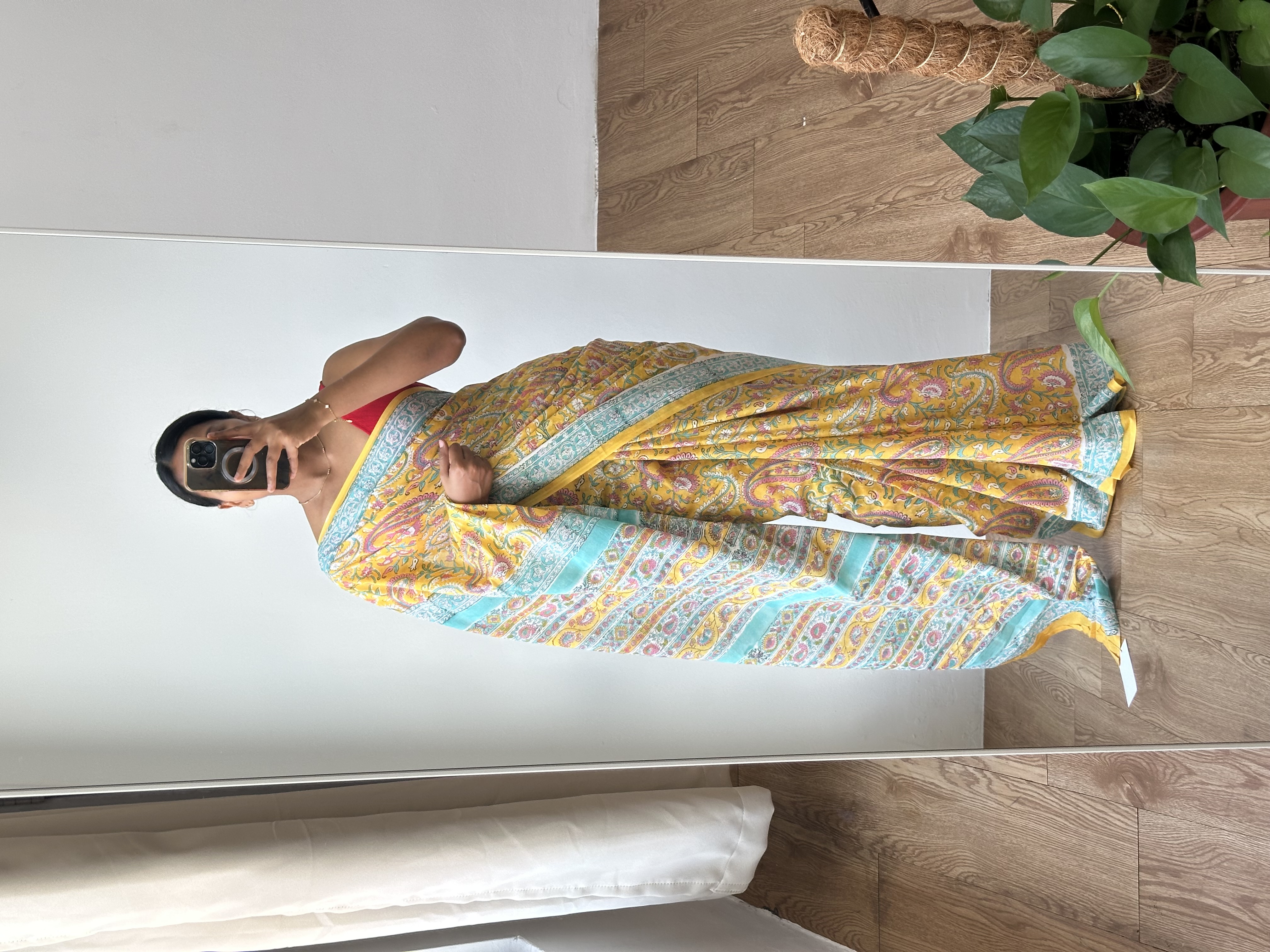 Cotton Handblock Saree (4)