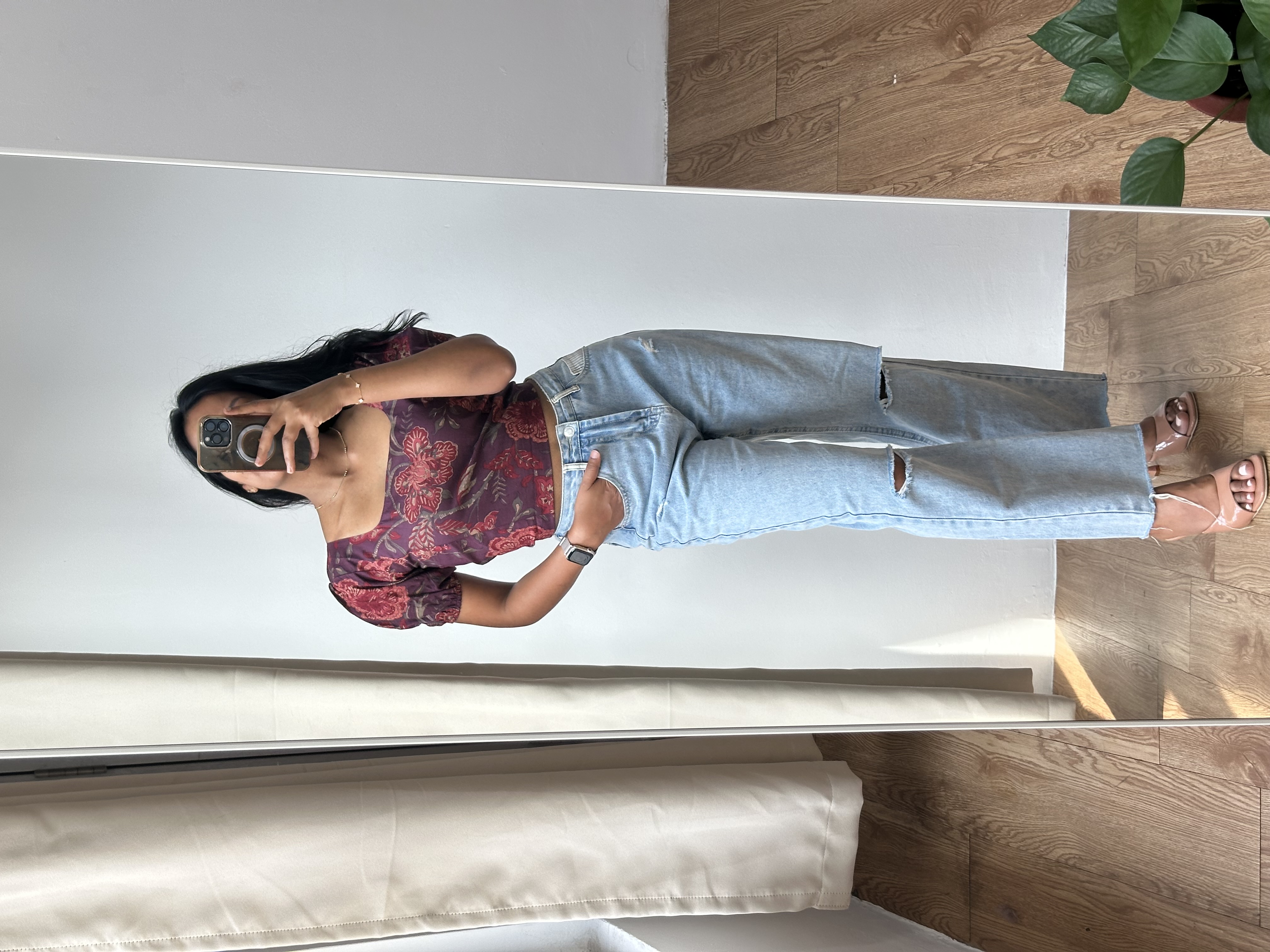 Puff Sleeve Crop Top