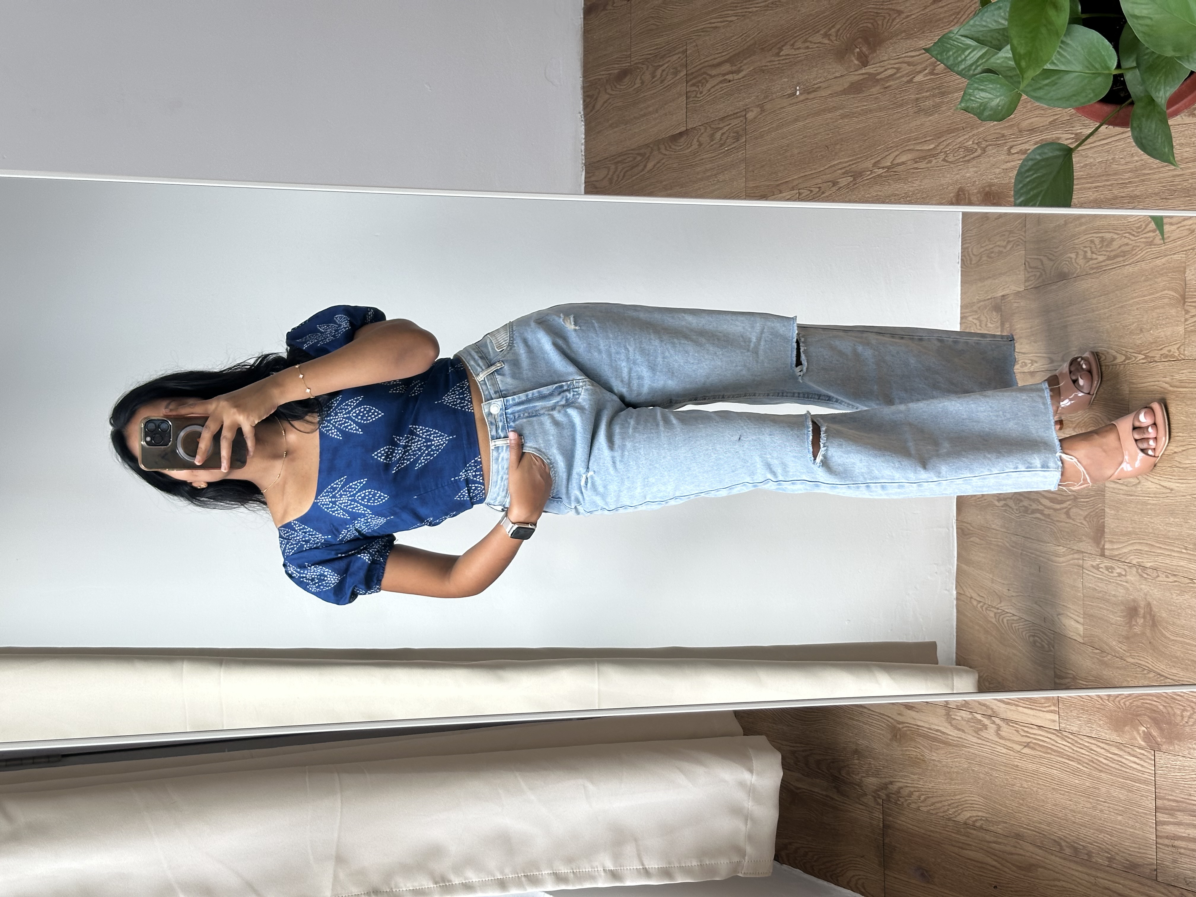 Puff Sleeve Crop Top