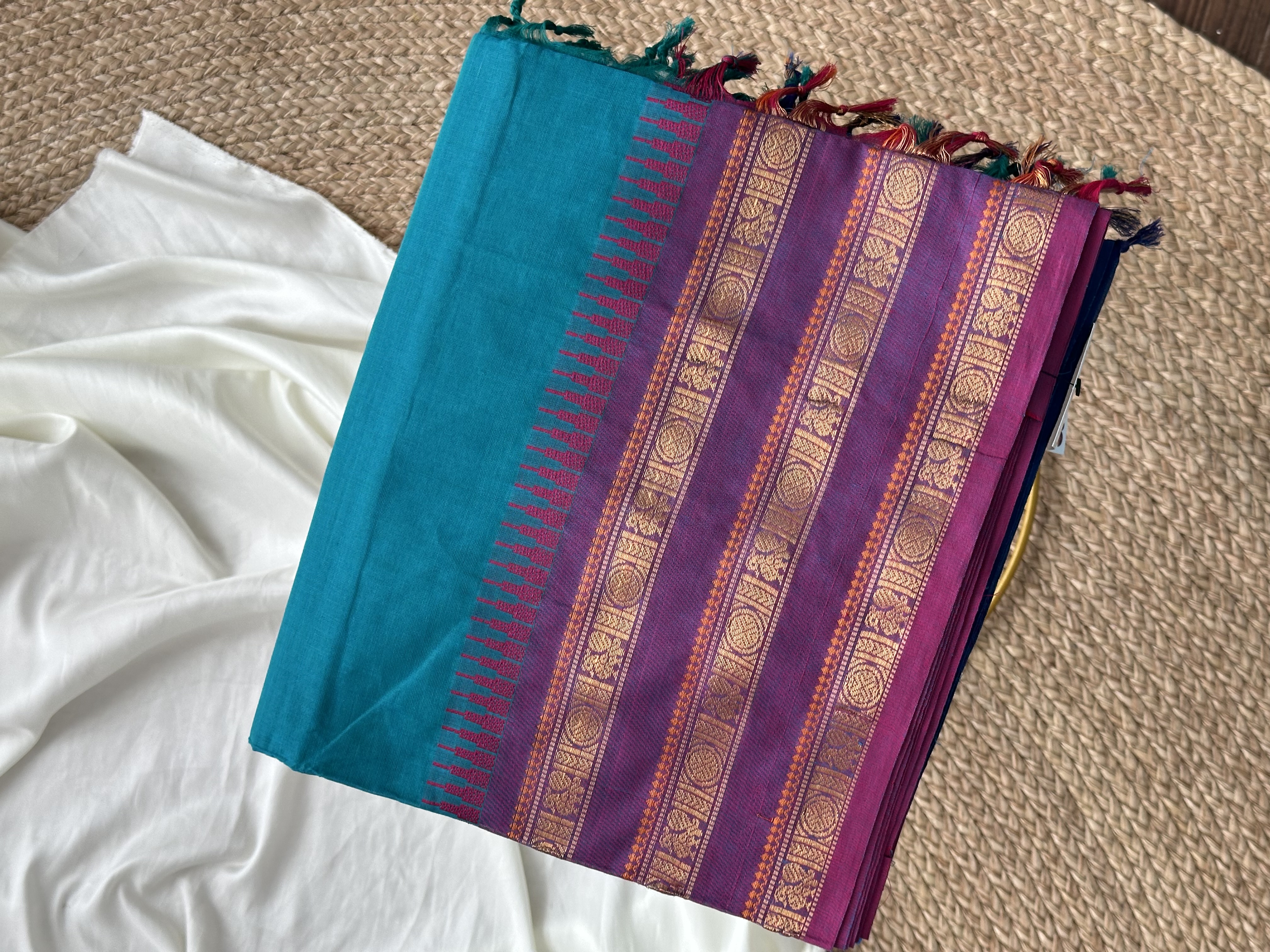 Handloom Chettinad Cotton Saree
