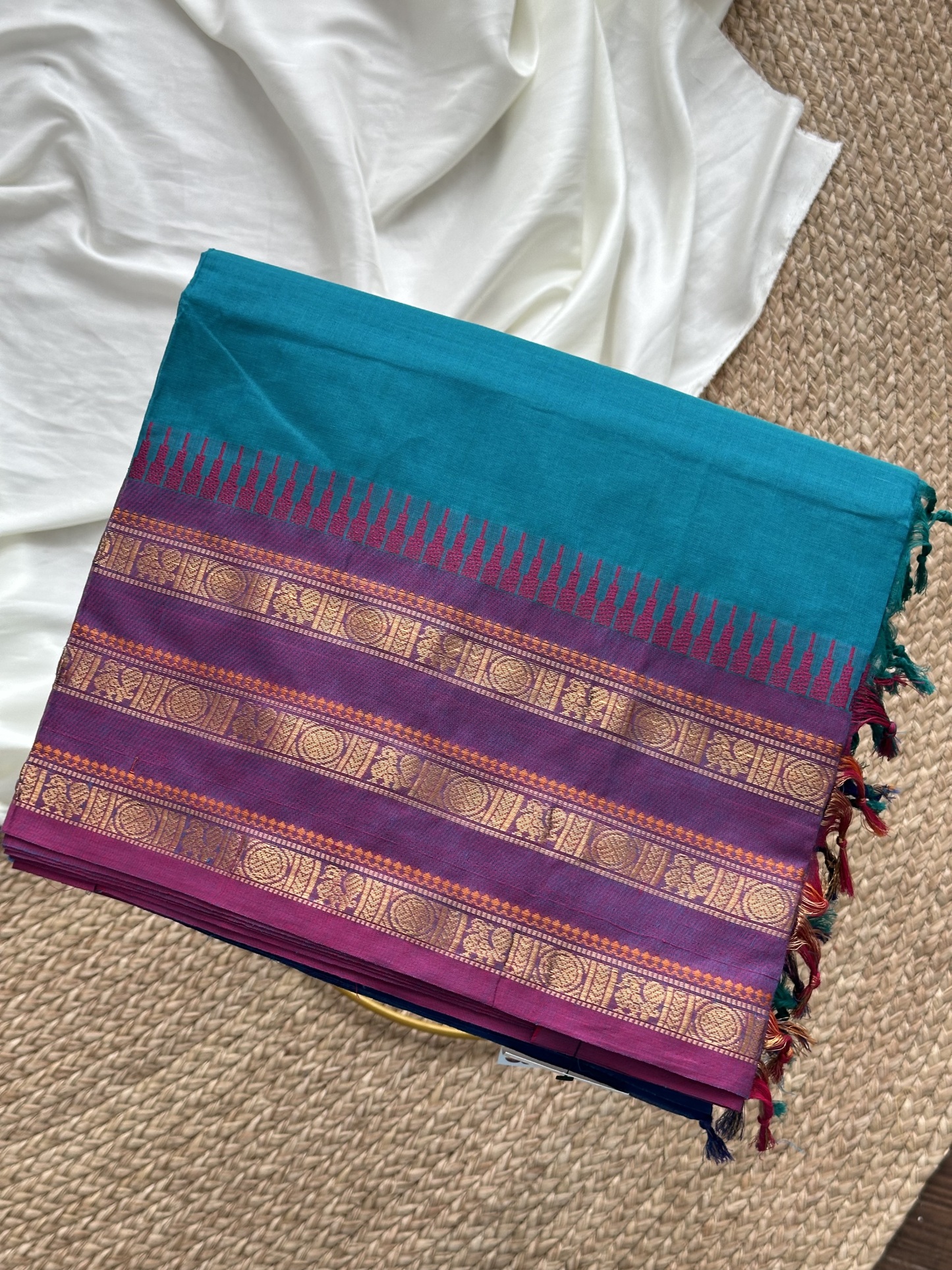 Handloom Chettinad Cotton Saree