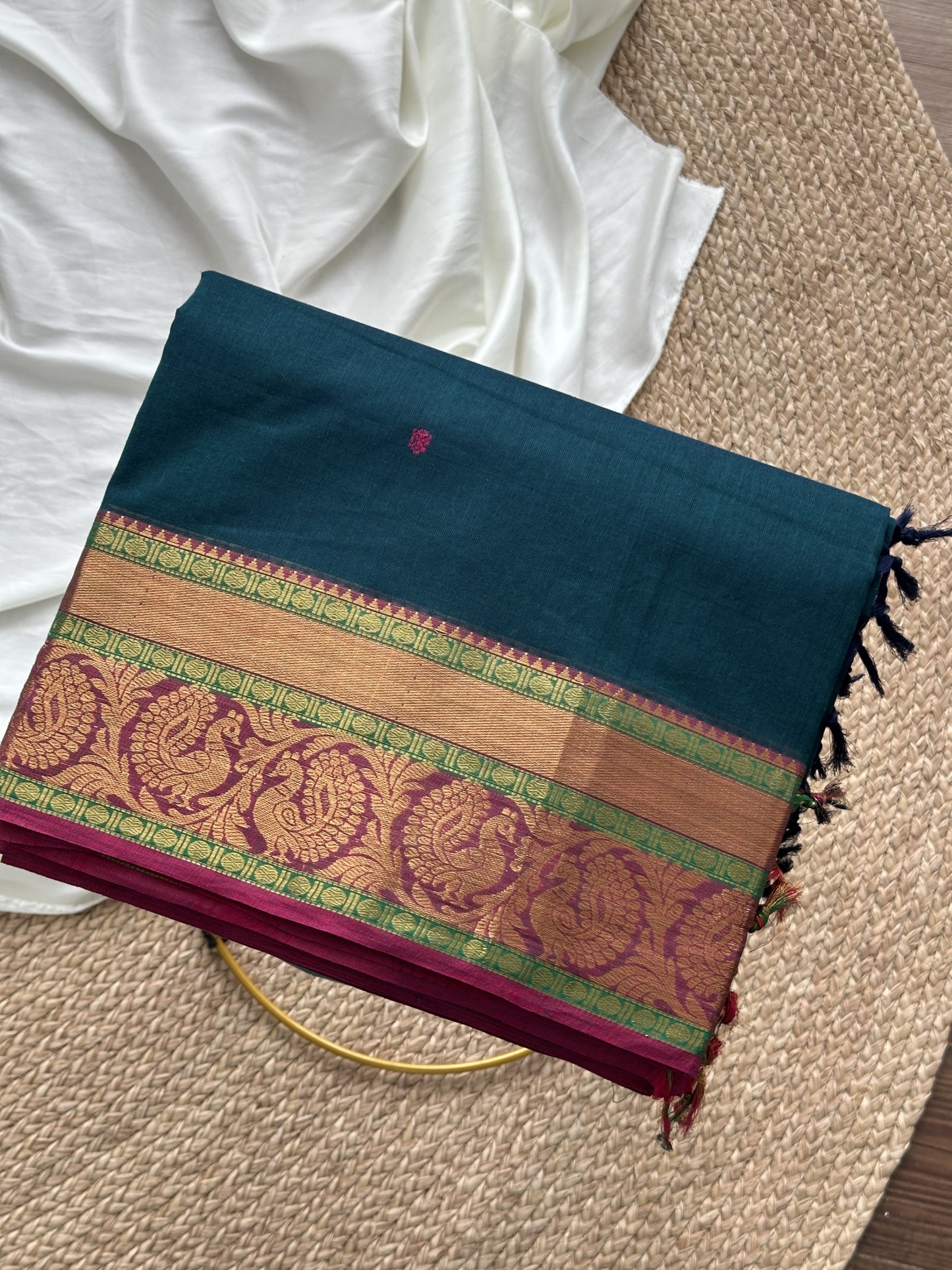 Handloom Chettinad Cotton Saree