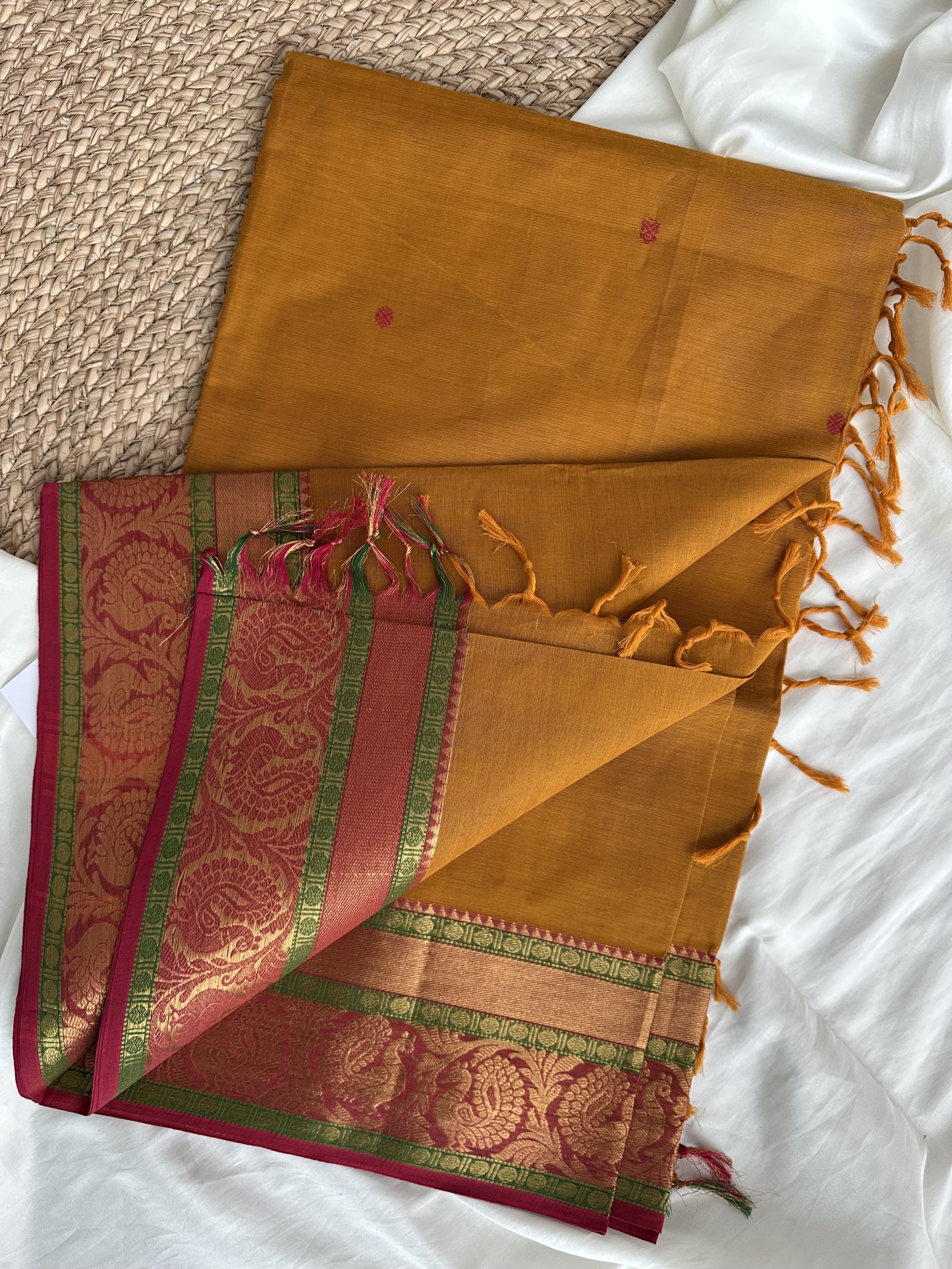 Handloom Chettinad Cotton Saree