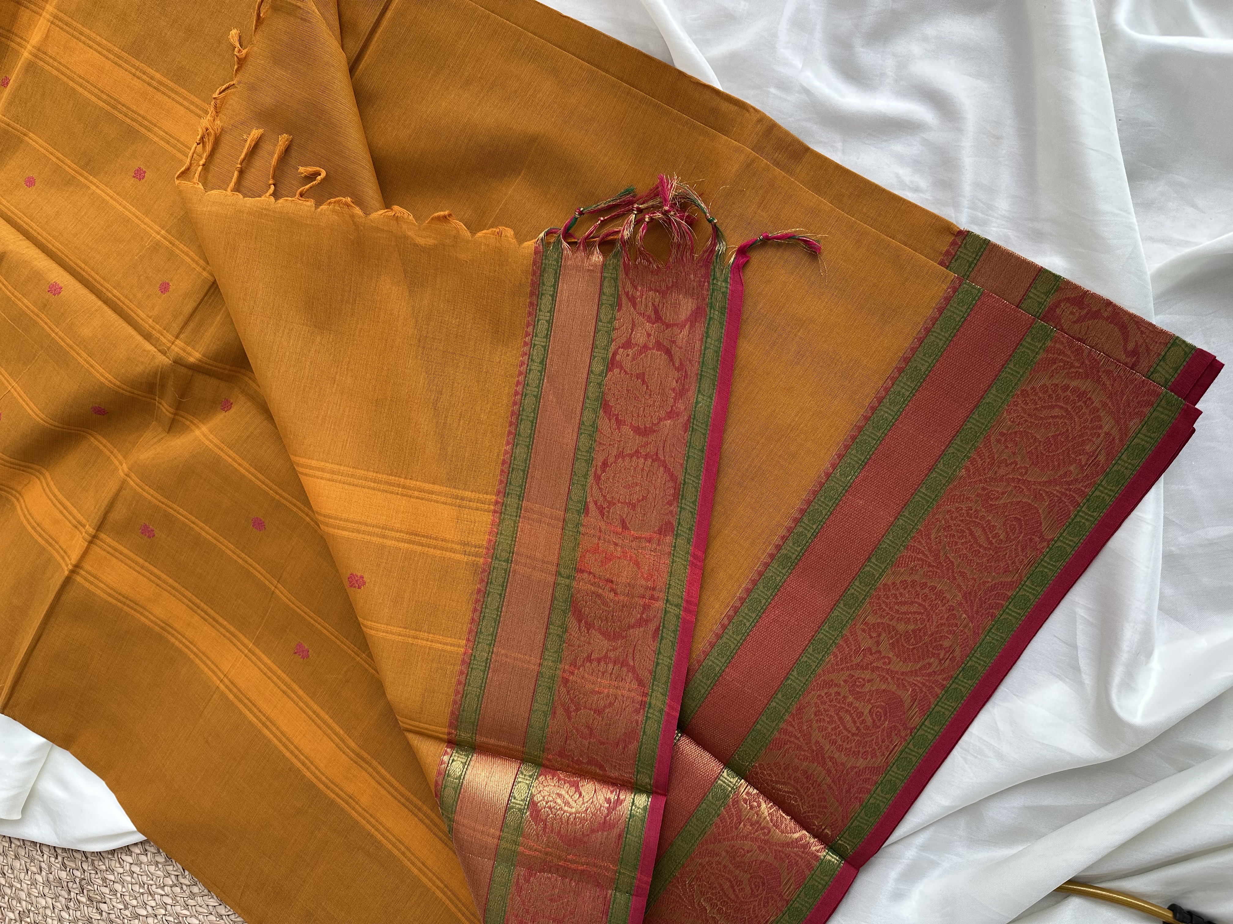 Handloom Chettinad Cotton Saree