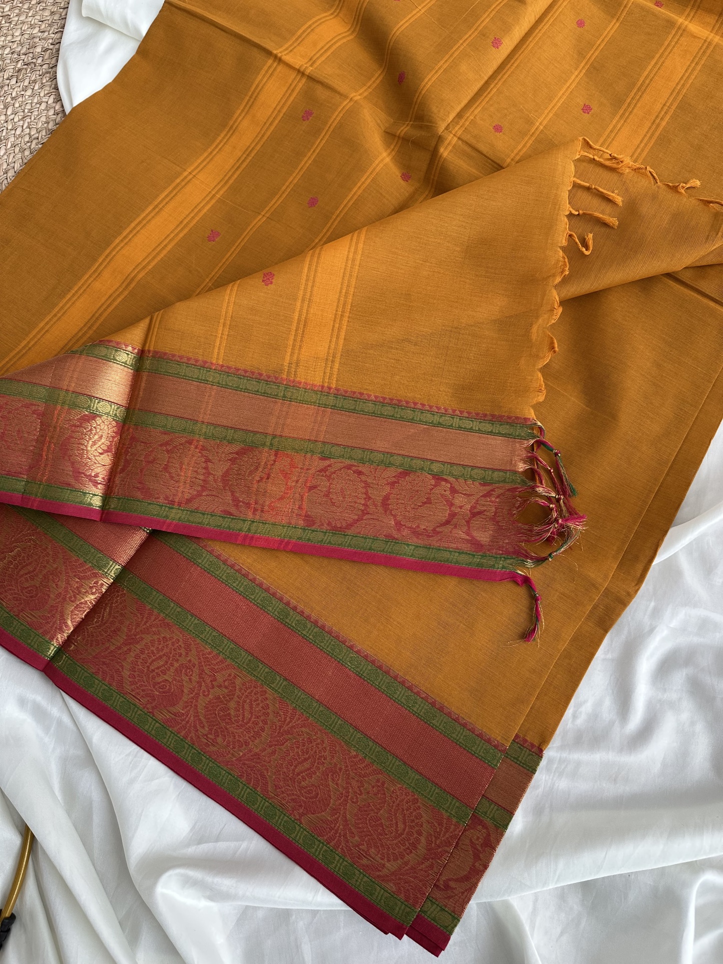 Handloom Chettinad Cotton Saree