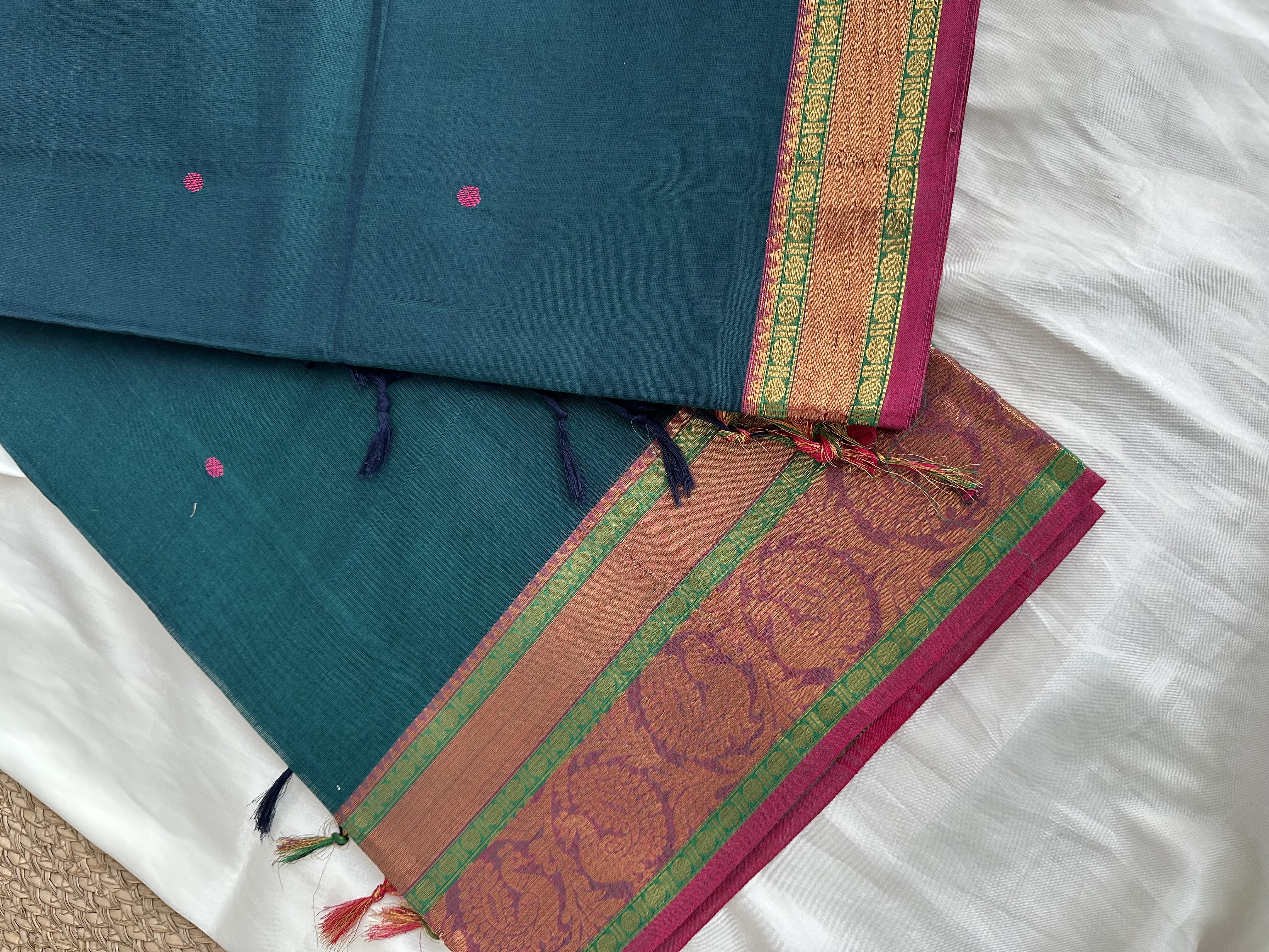 Handloom Chettinad Cotton Saree