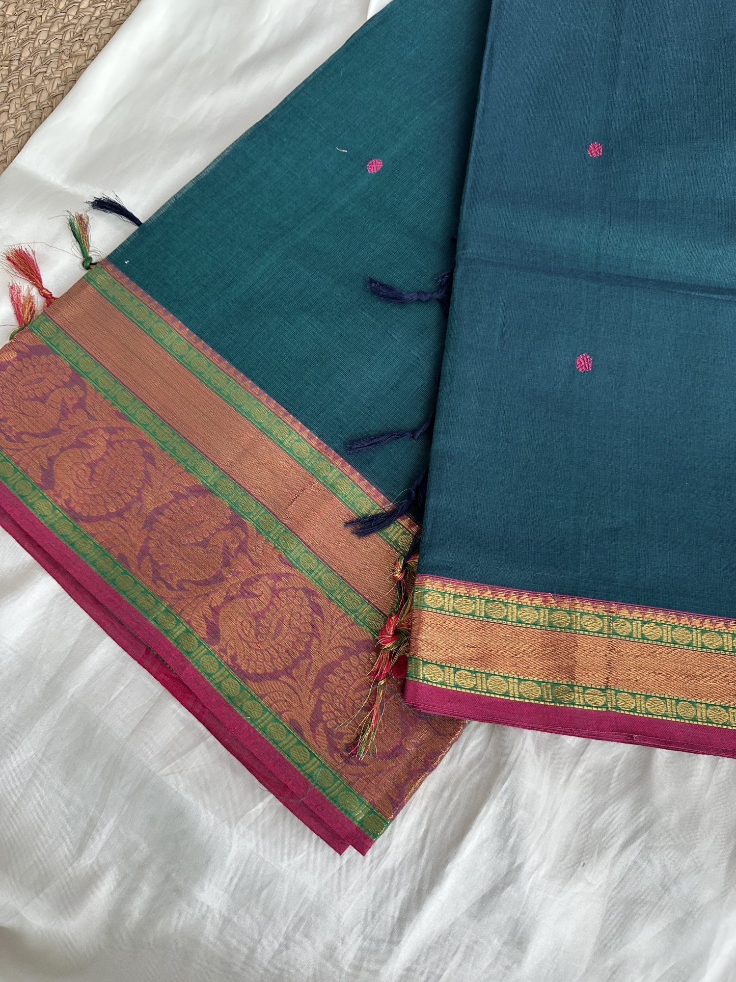 Handloom Chettinad Cotton Saree