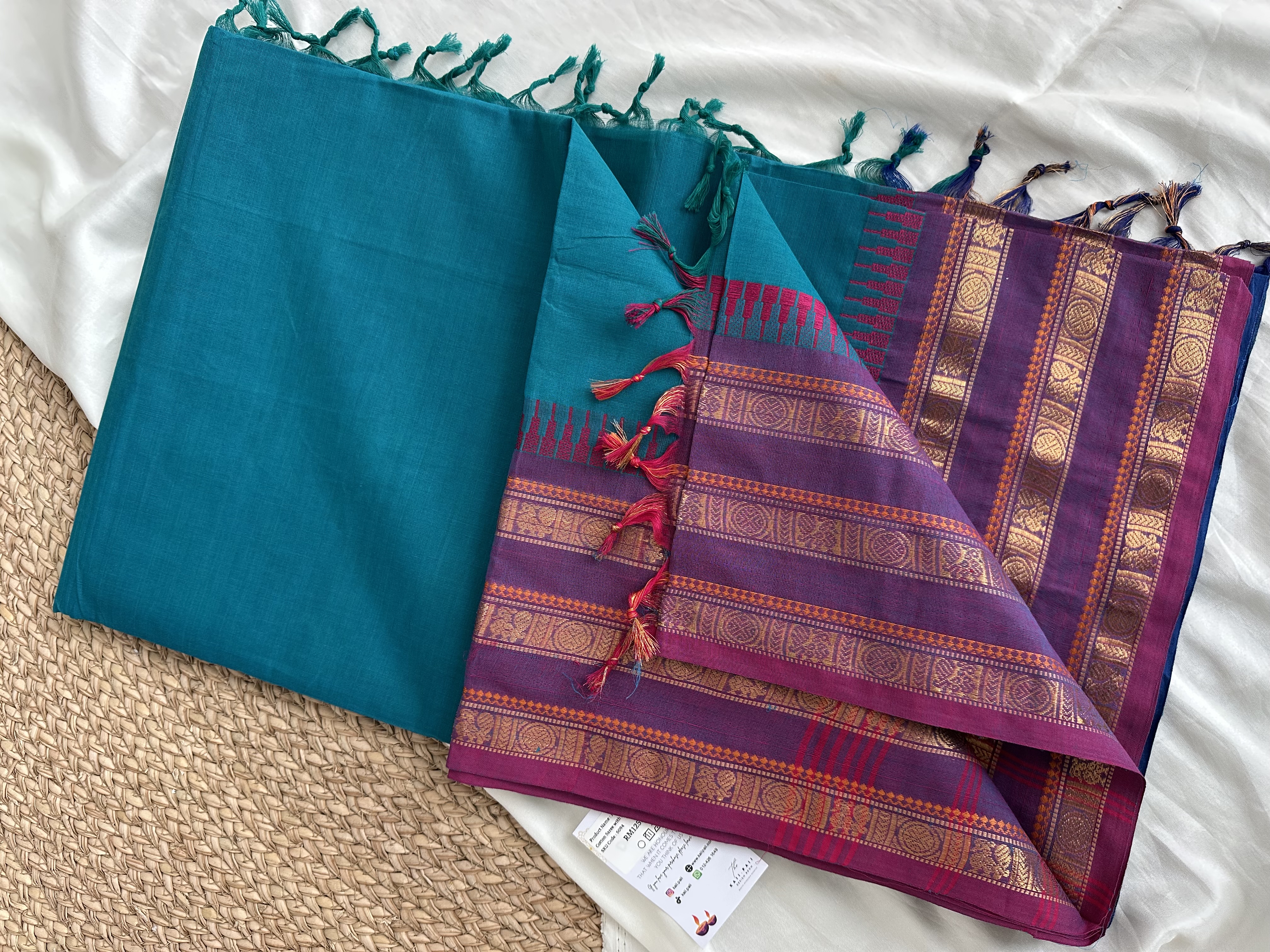 Handloom Chettinad Cotton Saree