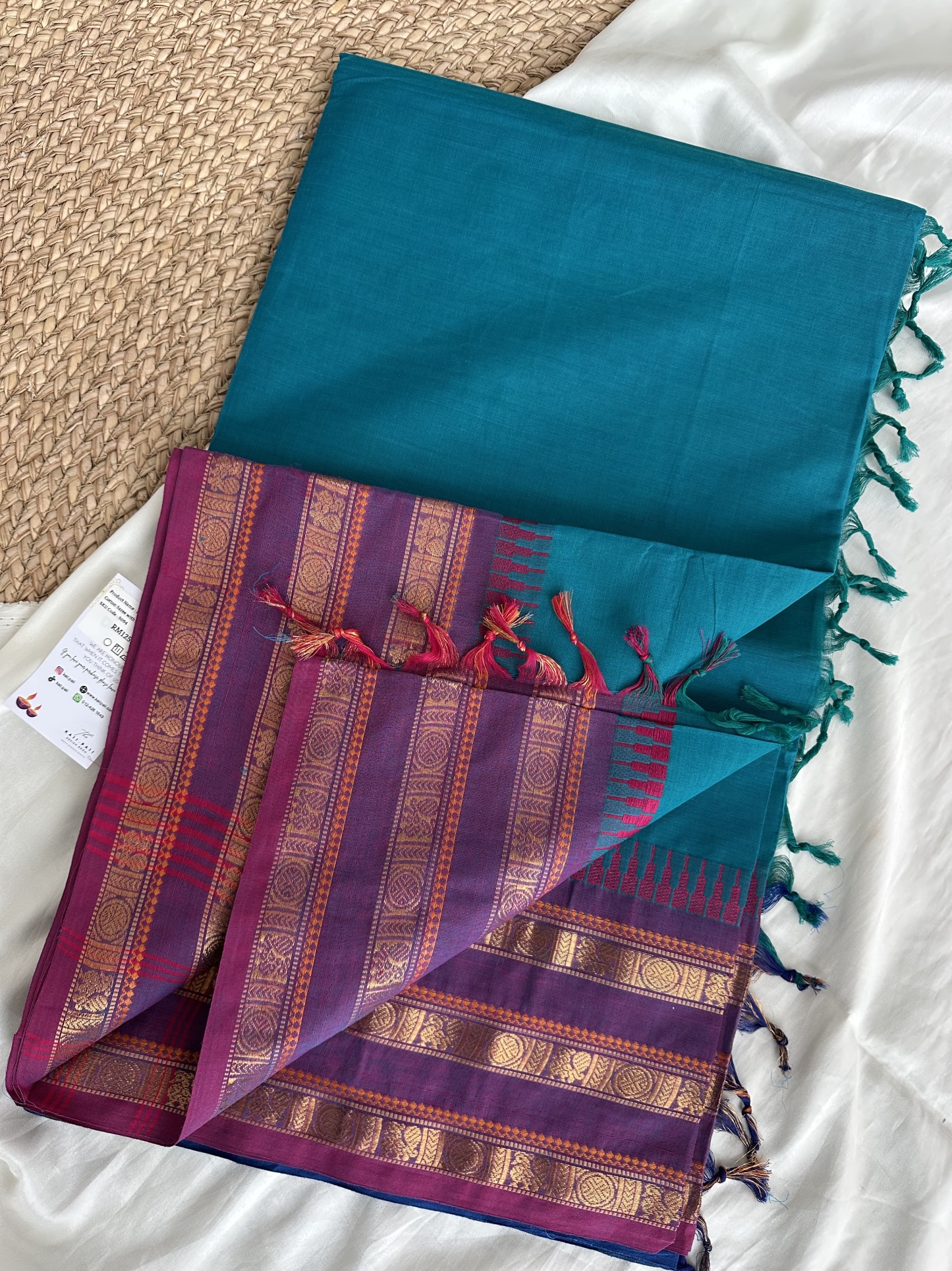 Handloom Chettinad Cotton Saree