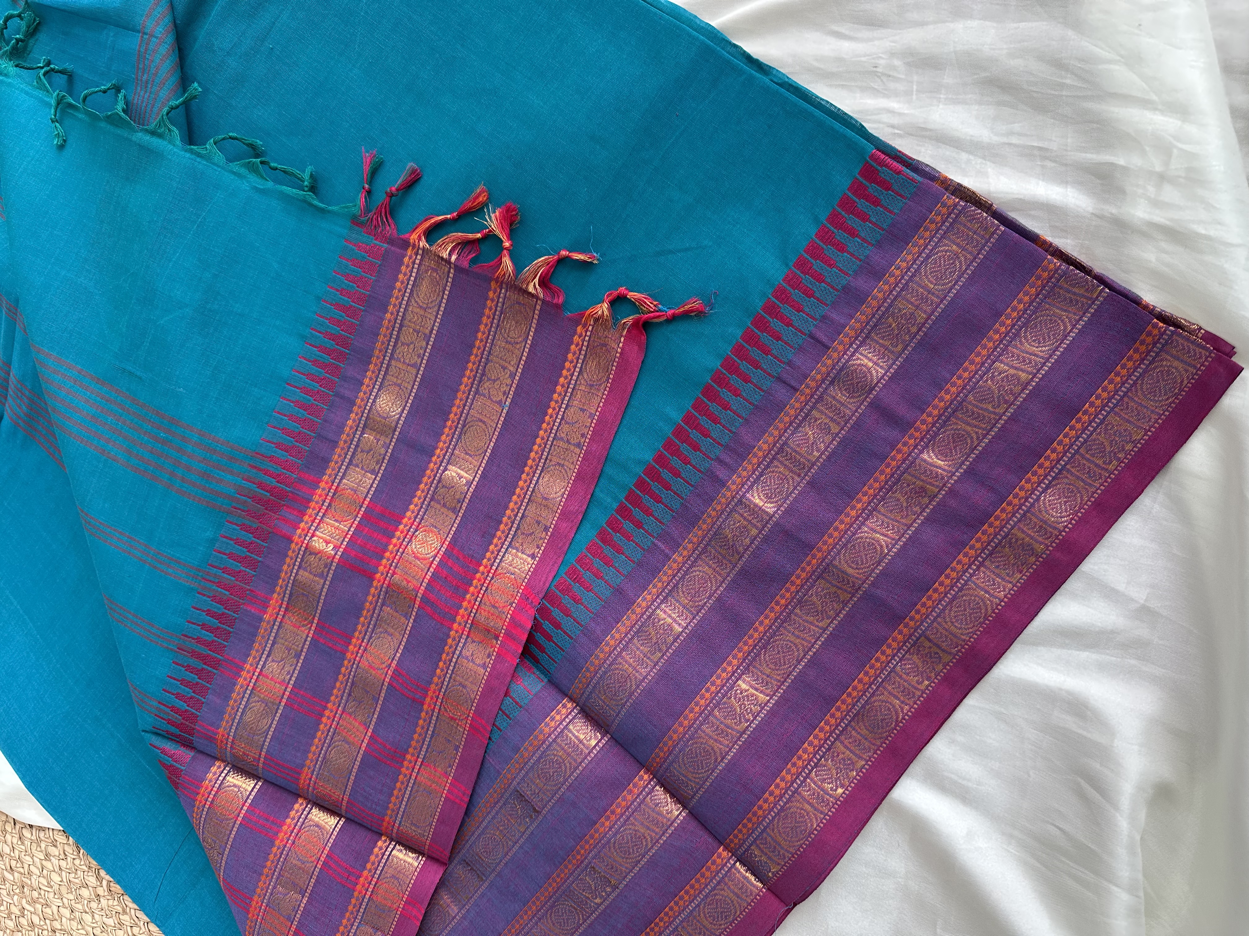Handloom Chettinad Cotton Saree