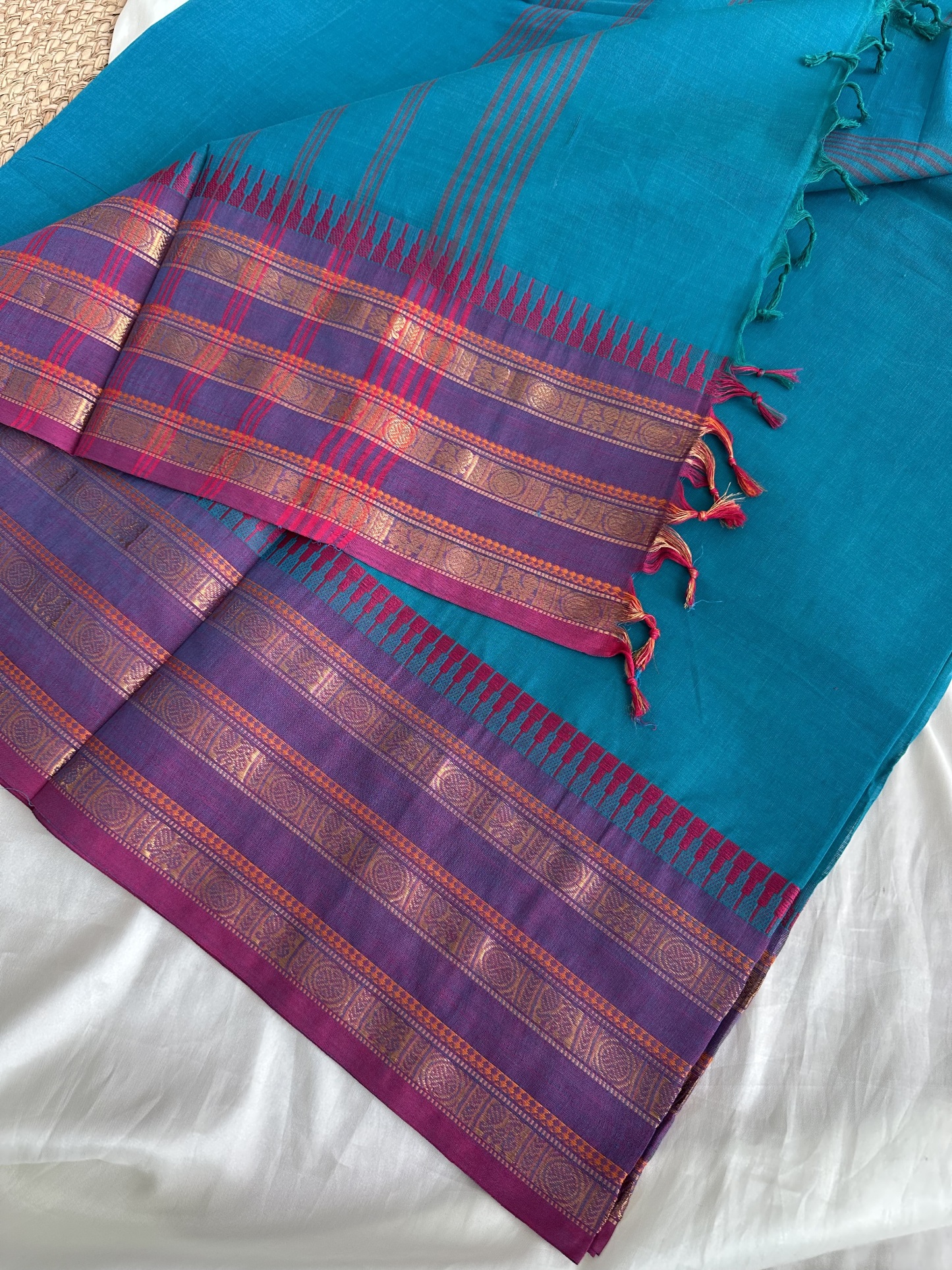 Handloom Chettinad Cotton Saree