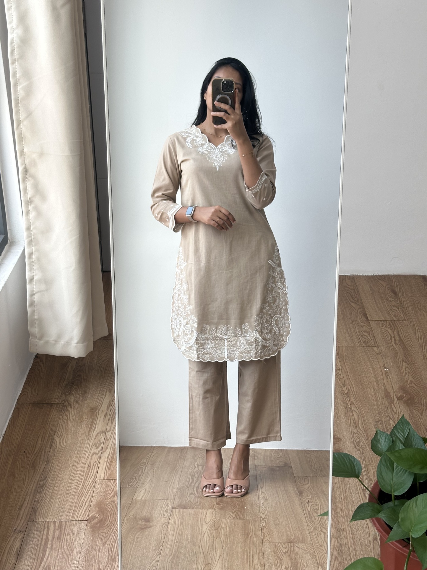 Curved Flex Cotton Coord Set