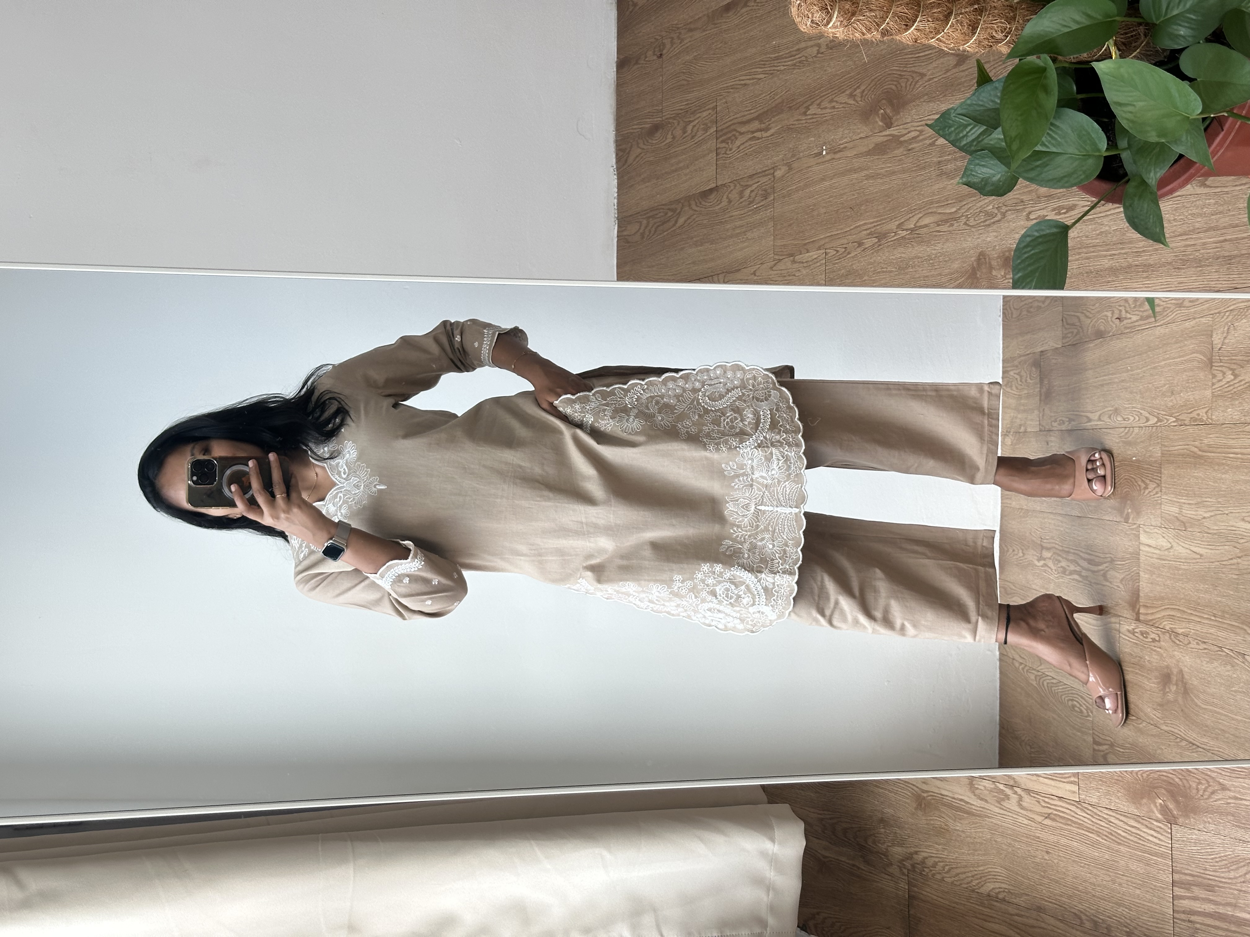 Curved Flex Cotton Coord Set