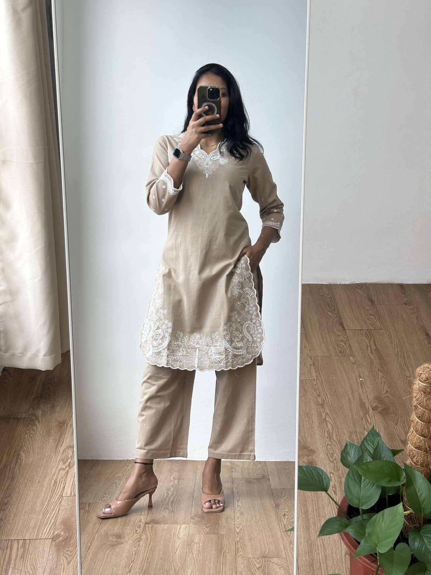 Curved Flex Cotton Coord Set