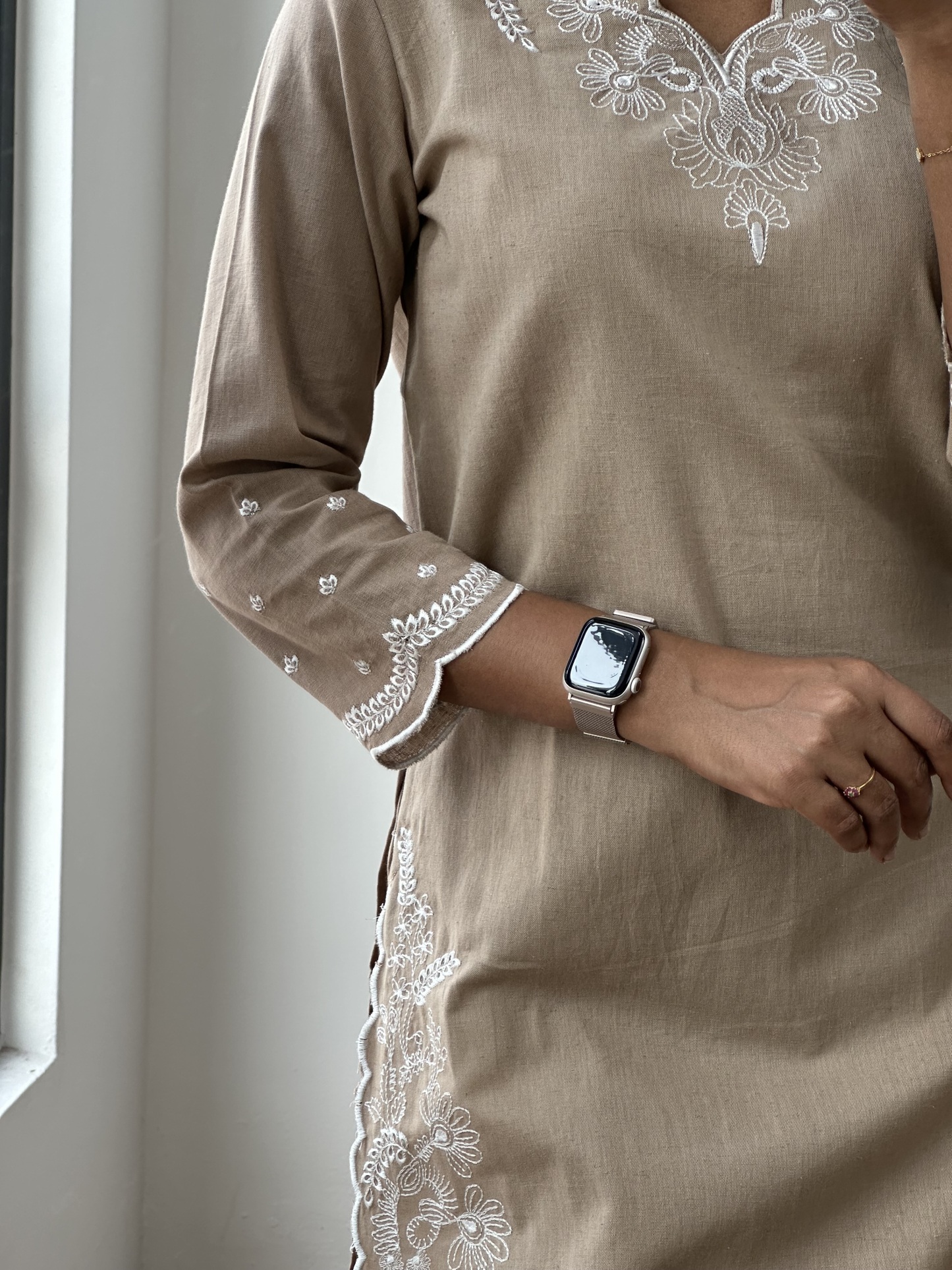 Curved Flex Cotton Coord Set