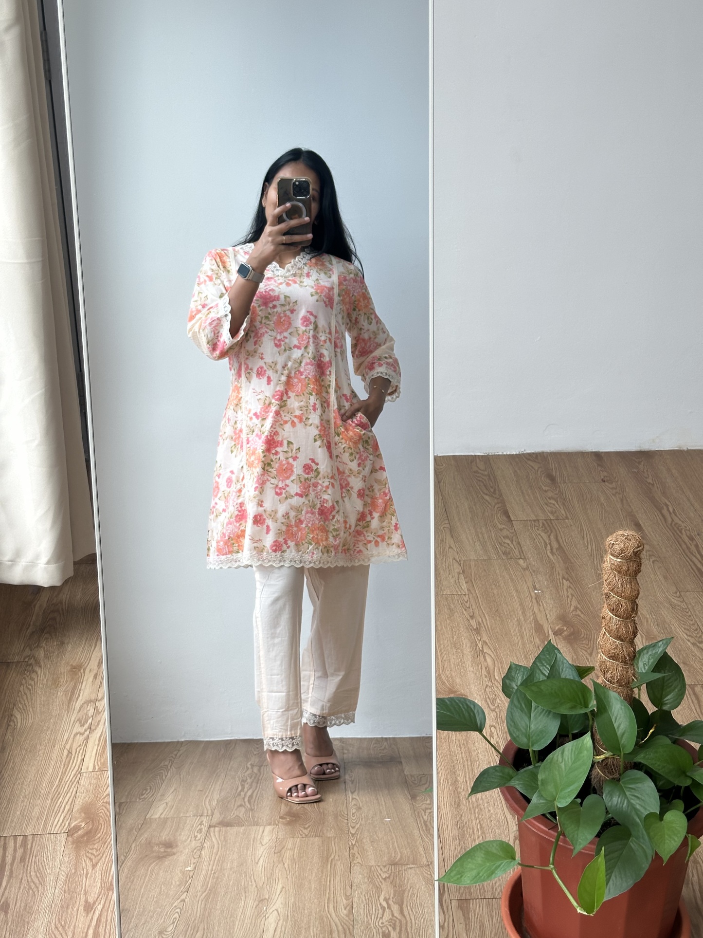 A Line Floral Coord Set