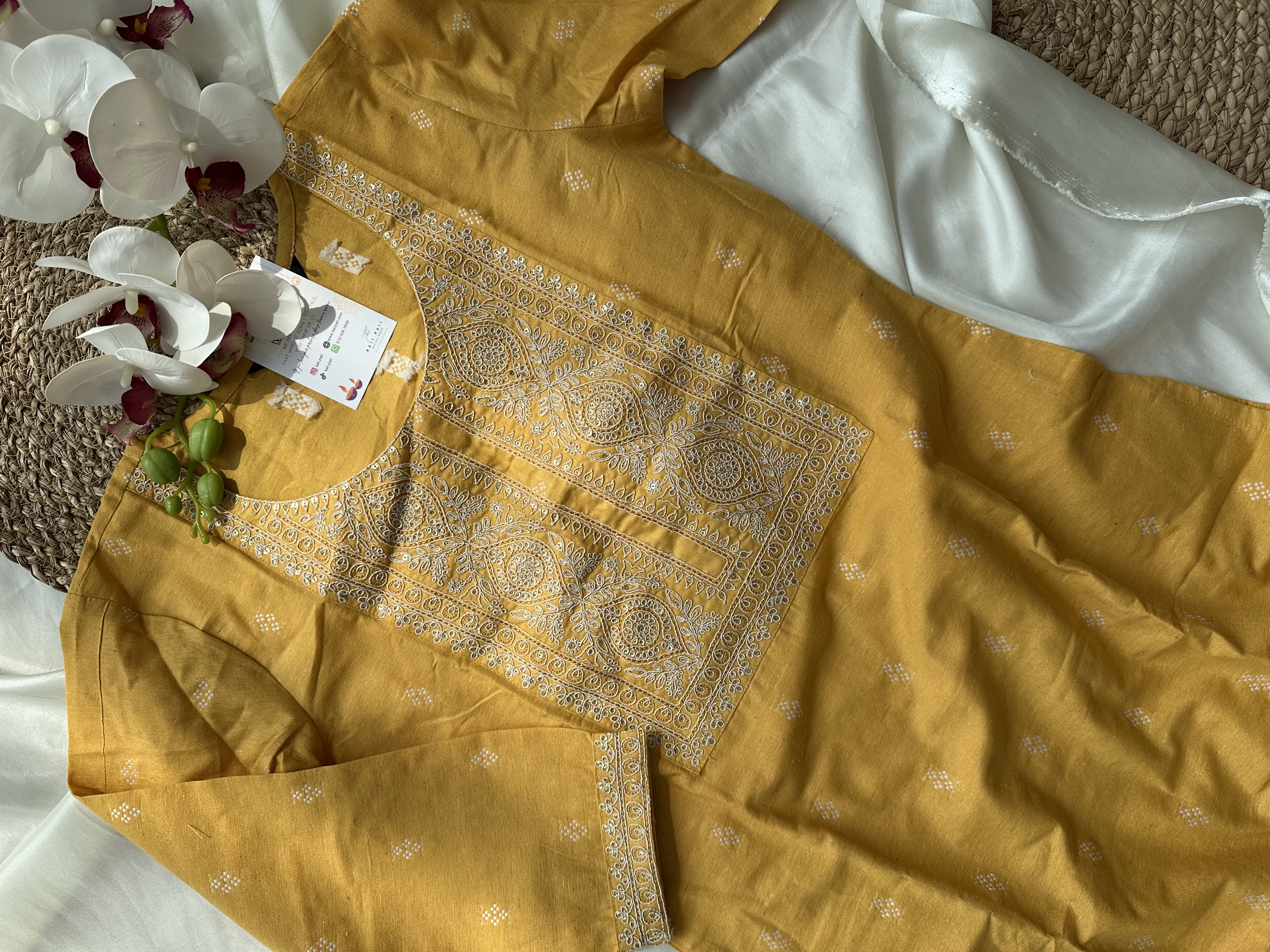 Cotton Blend Kurta Set