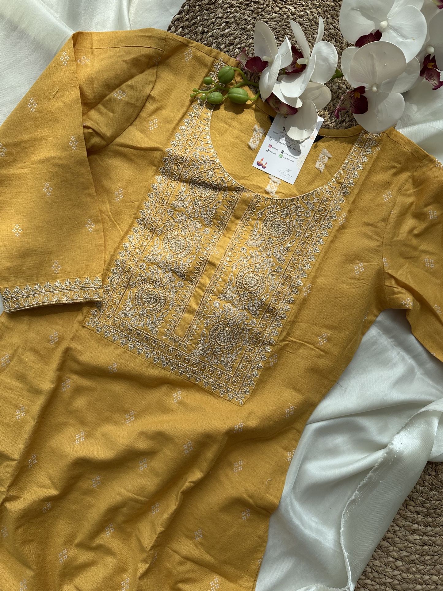 Cotton Blend Kurta Set