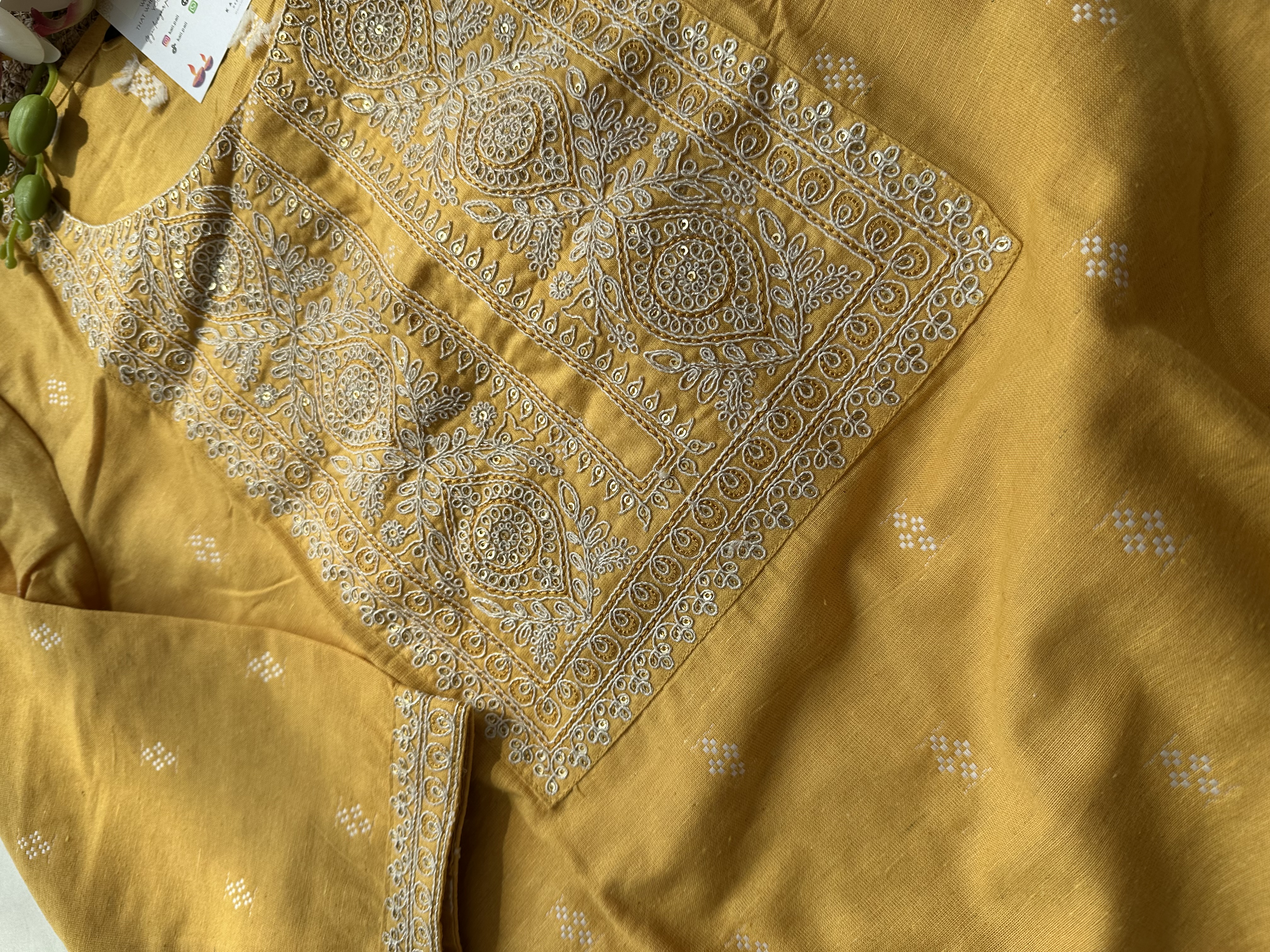 Cotton Blend Kurta Set