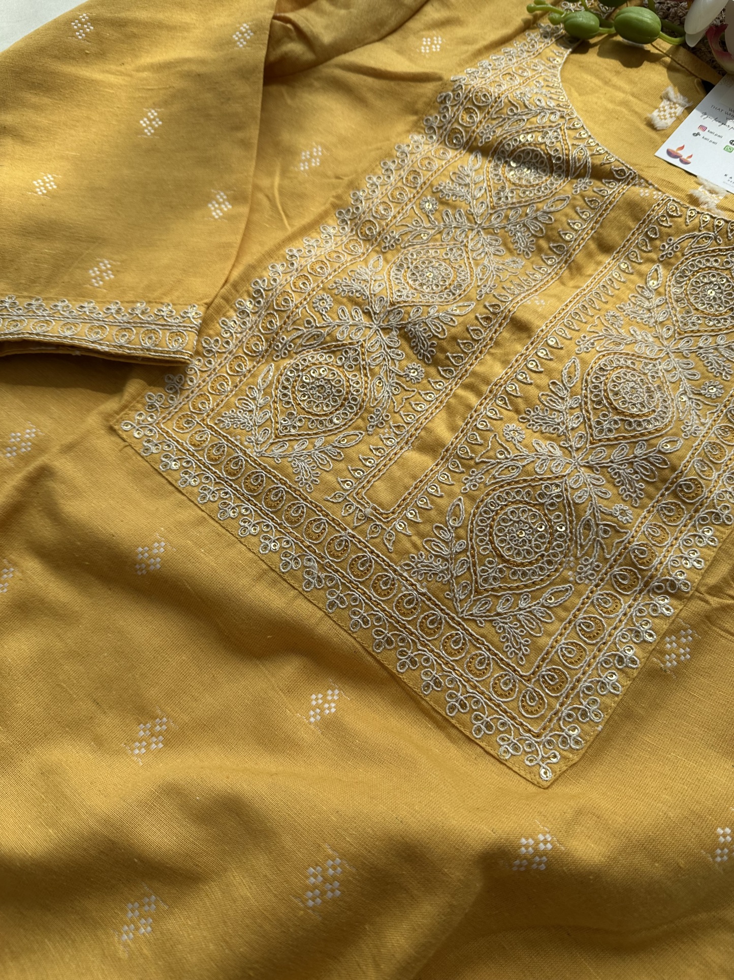Cotton Blend Kurta Set