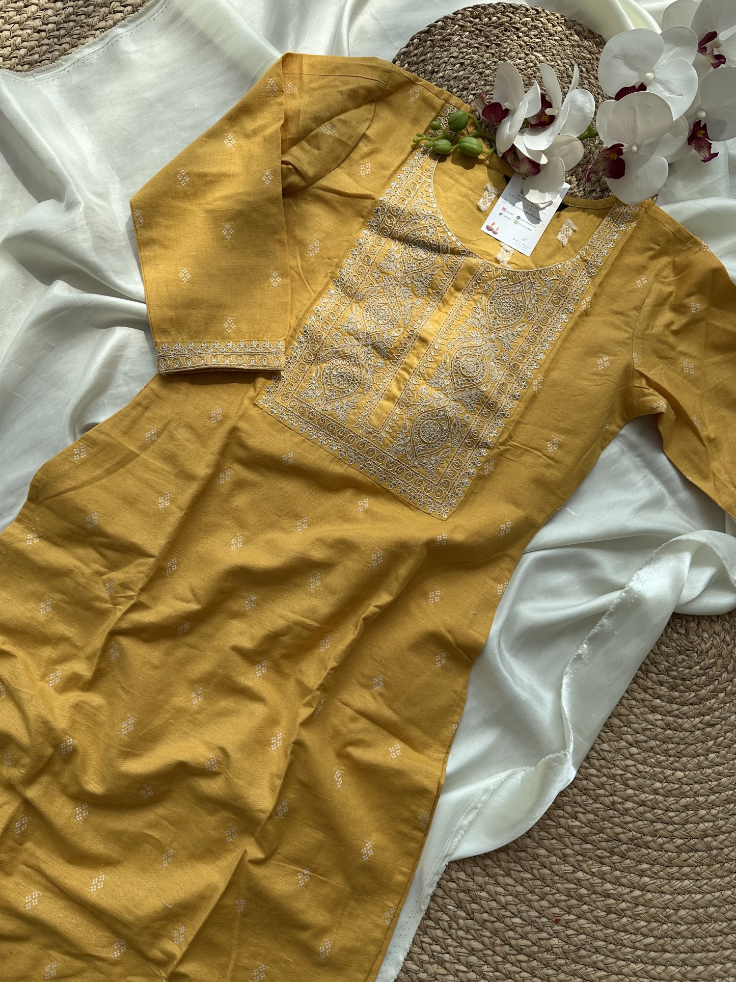 Cotton Blend Kurta Set