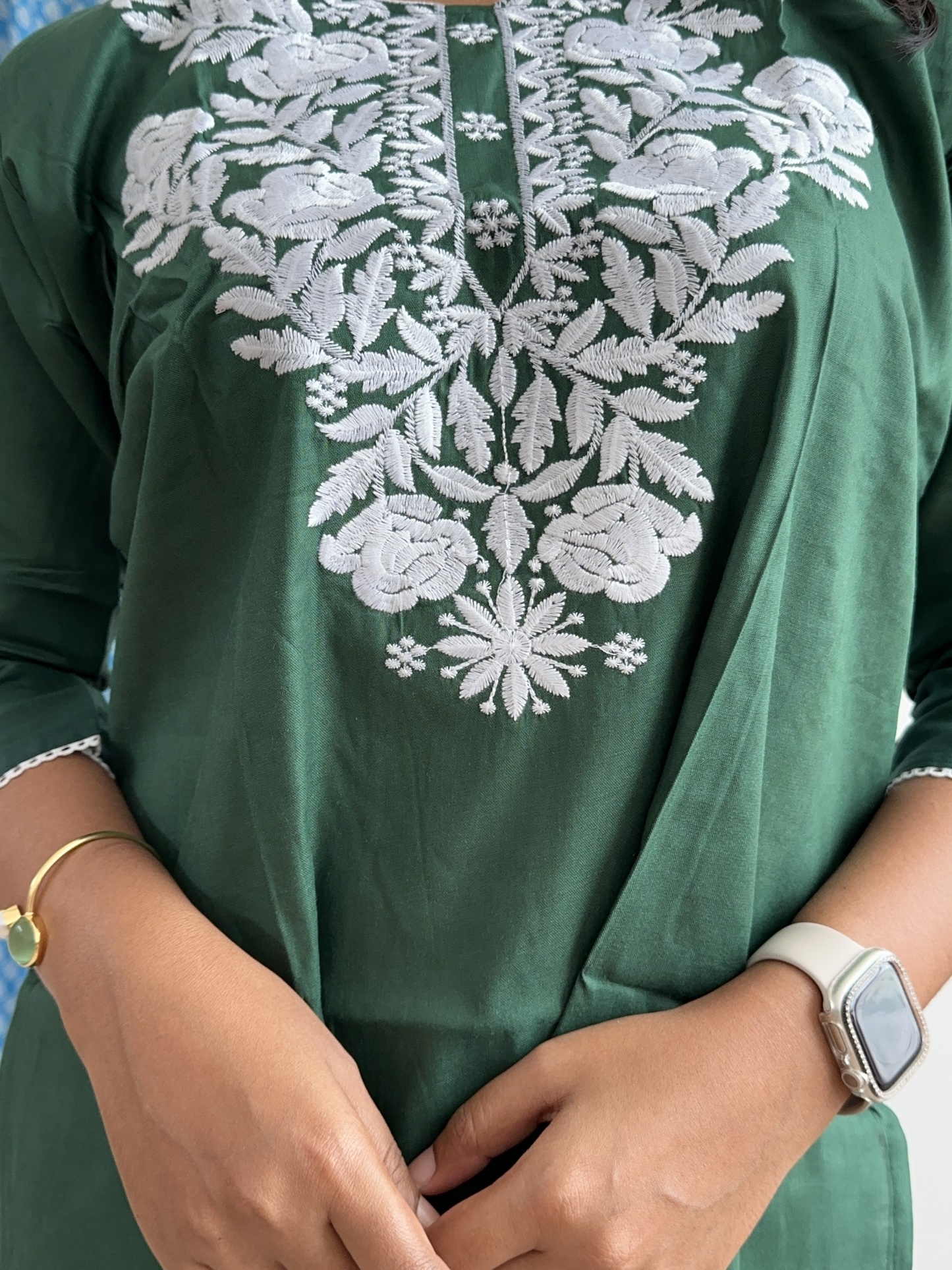 Cotton Blend Short Tunic