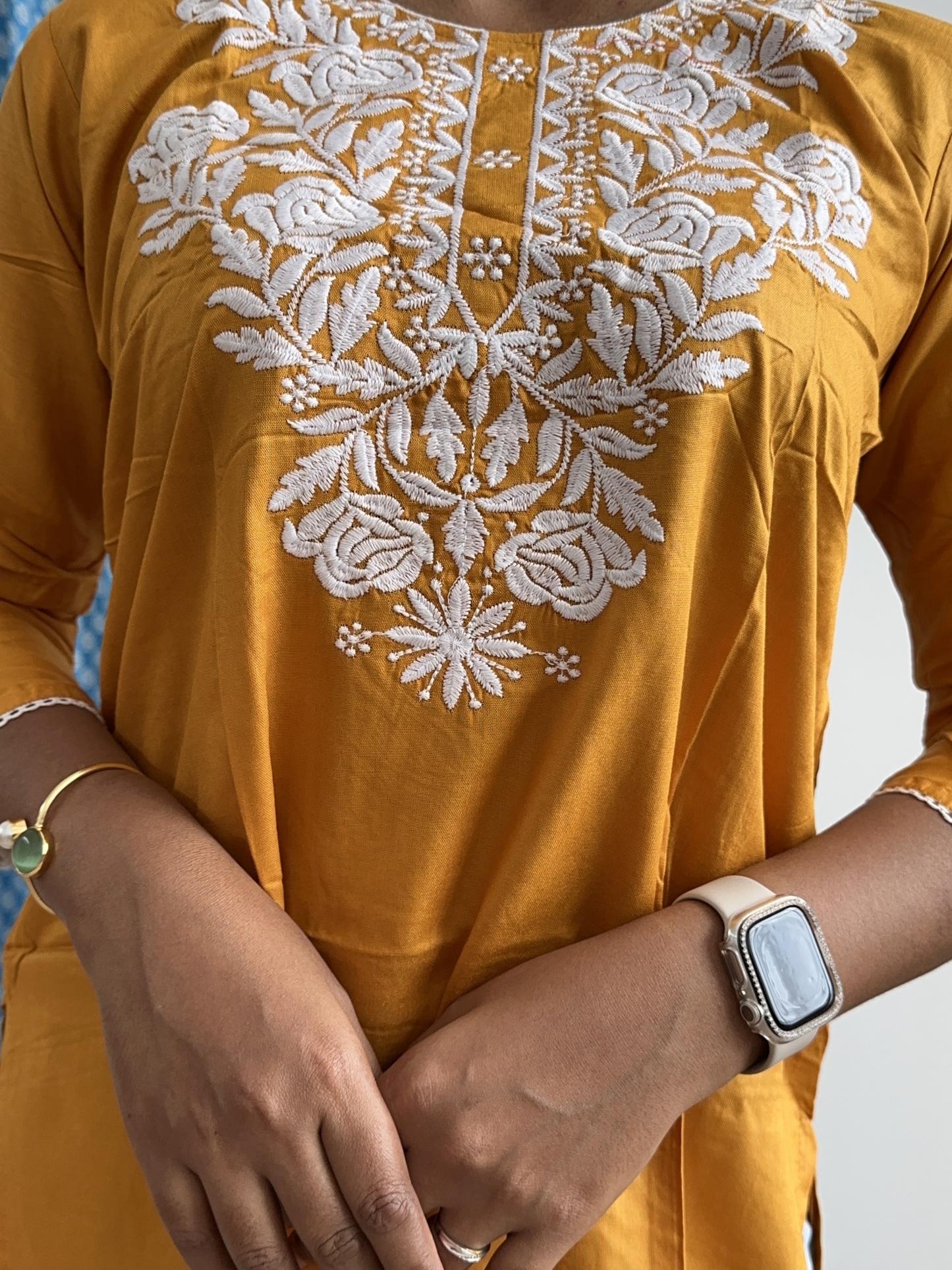 Cotton Blend Short Tunic