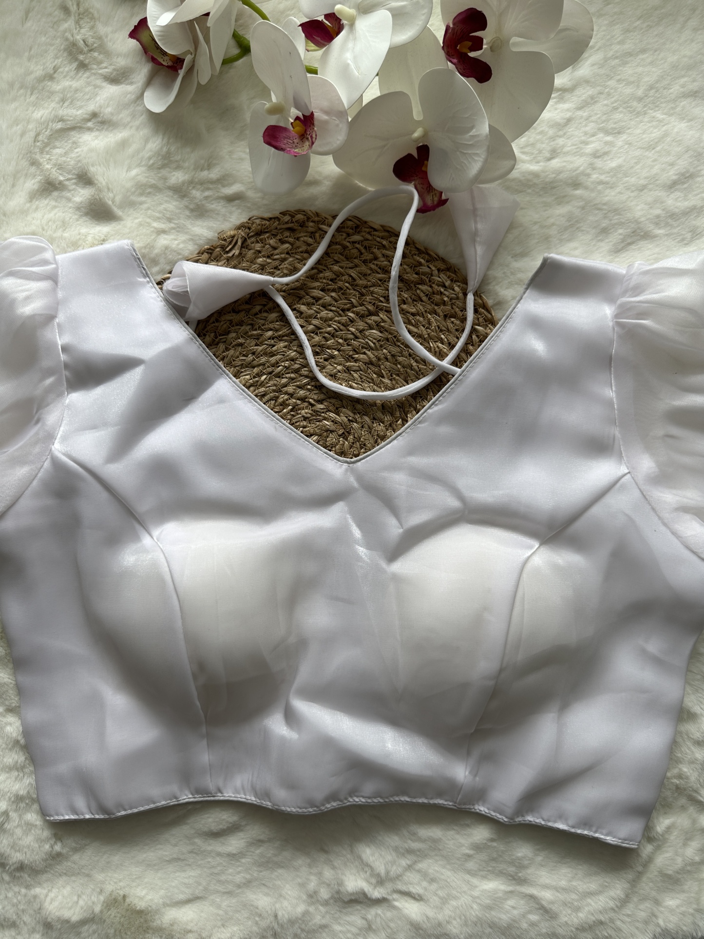 3/4th Sleeve Saree Blouse