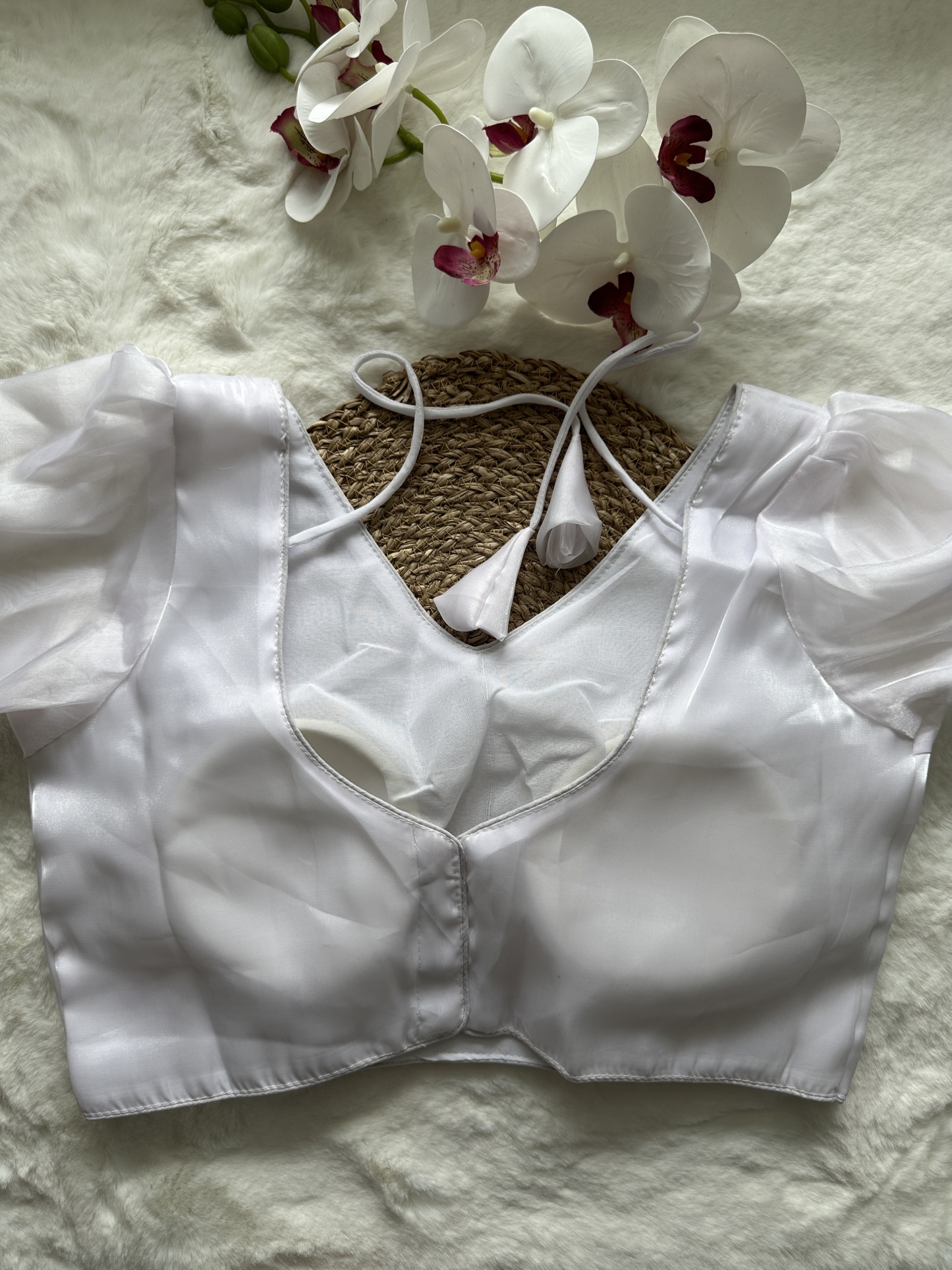 3/4th Sleeve Saree Blouse